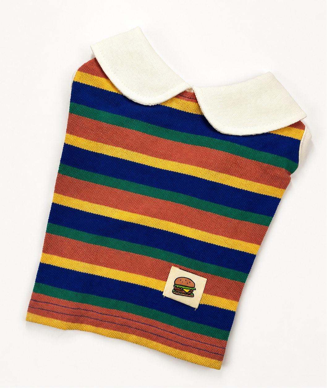 Retro Stripe Collar Shirt