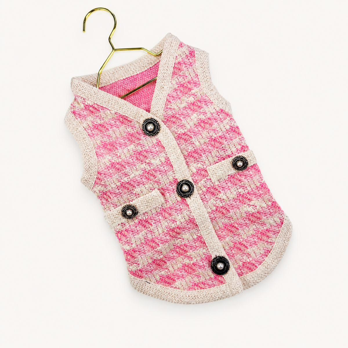 Chic Tweed Dog Vest