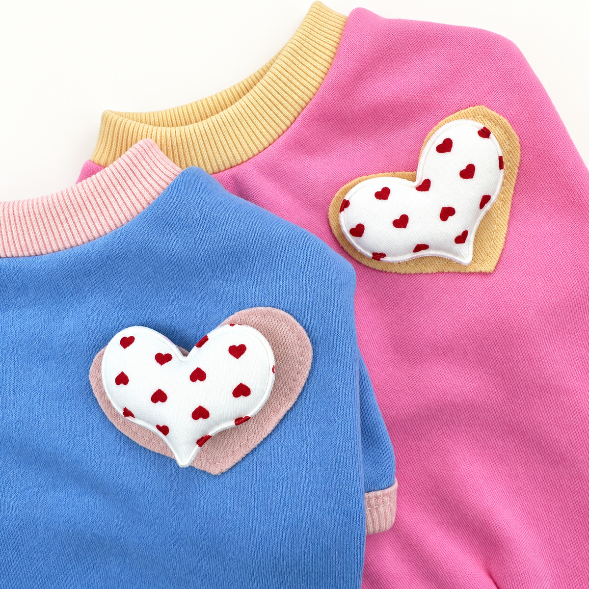 Sweet Heart Patch Sweatshirt