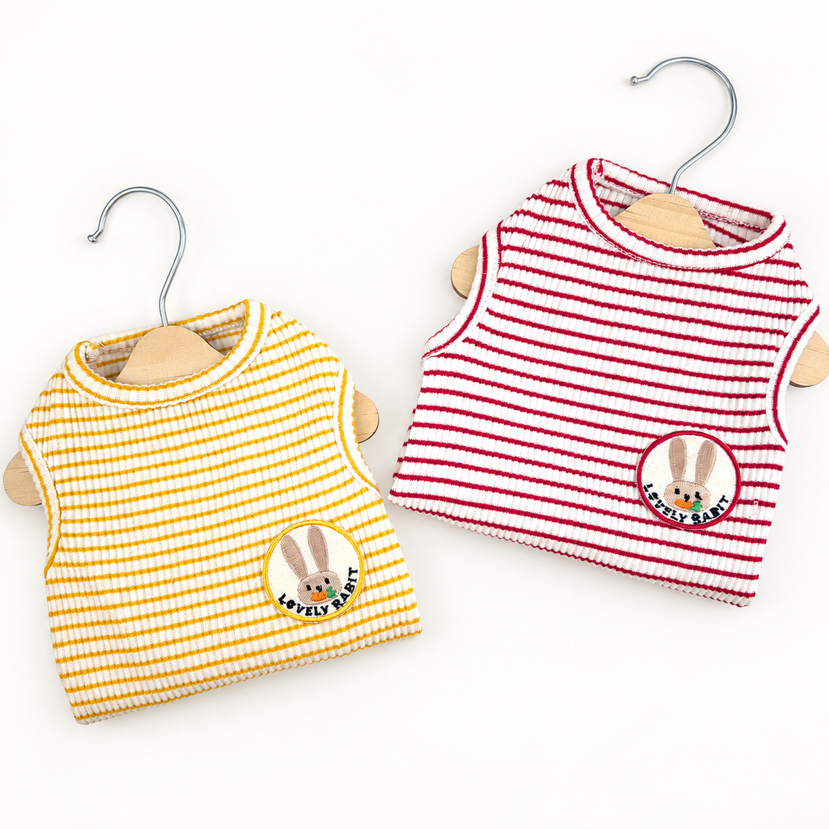 Bunny Stripe Ribbed Tee