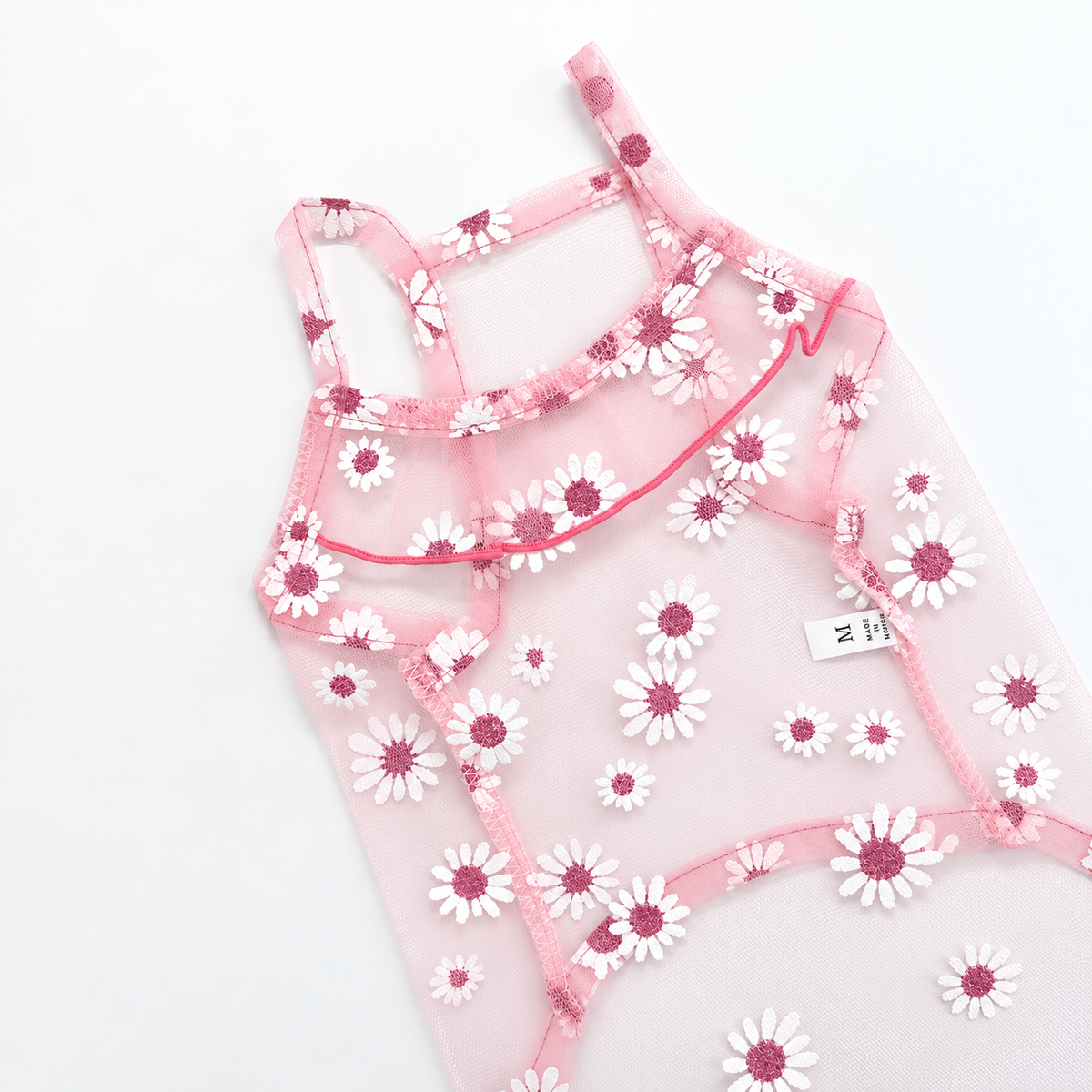 S-3XL, Sheer Mesh Top