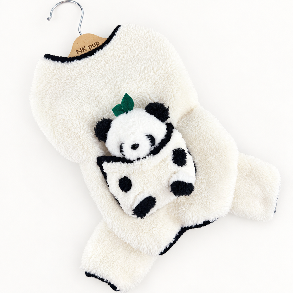 Panda Pocket Fleece Dog Jacket&Overall