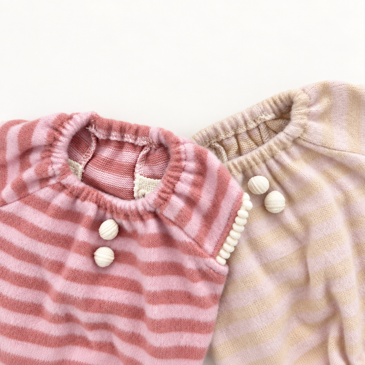 Soft Stripe Fleece Top