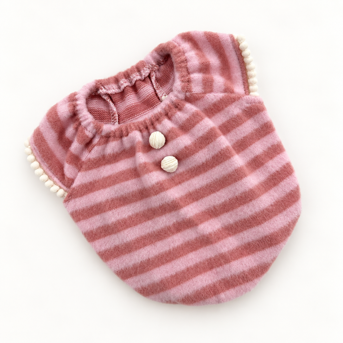 Soft Stripe Fleece Top