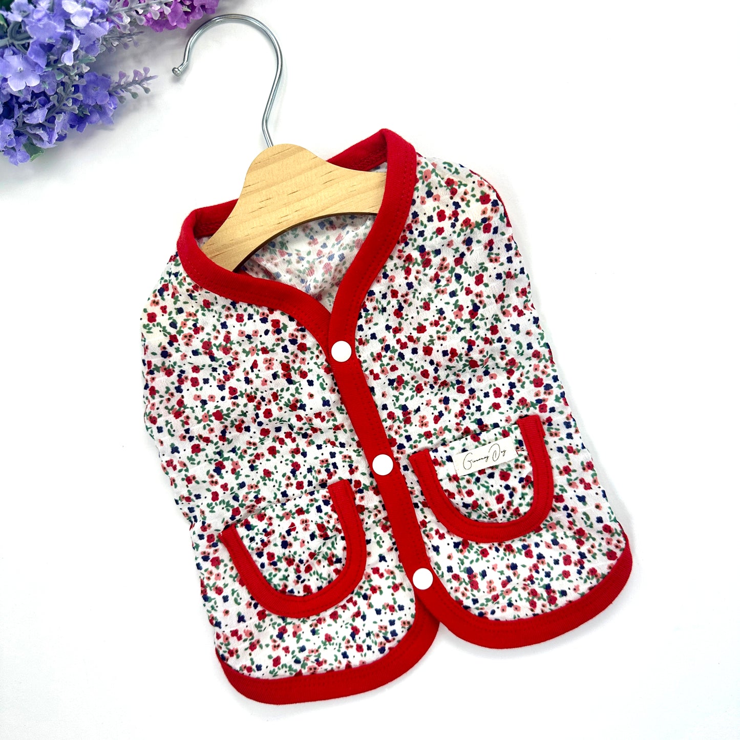 Vintage Floral Pocket Vest