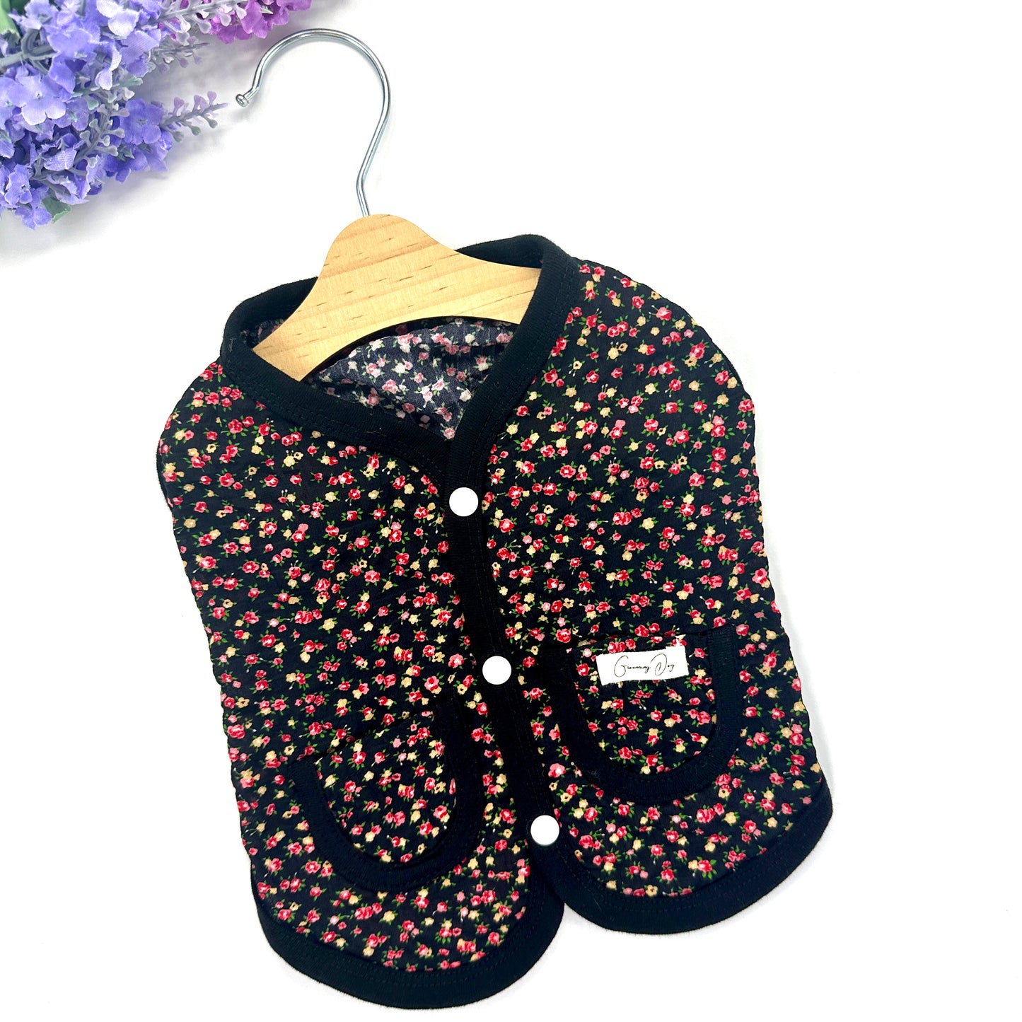 Vintage Floral Pocket Vest