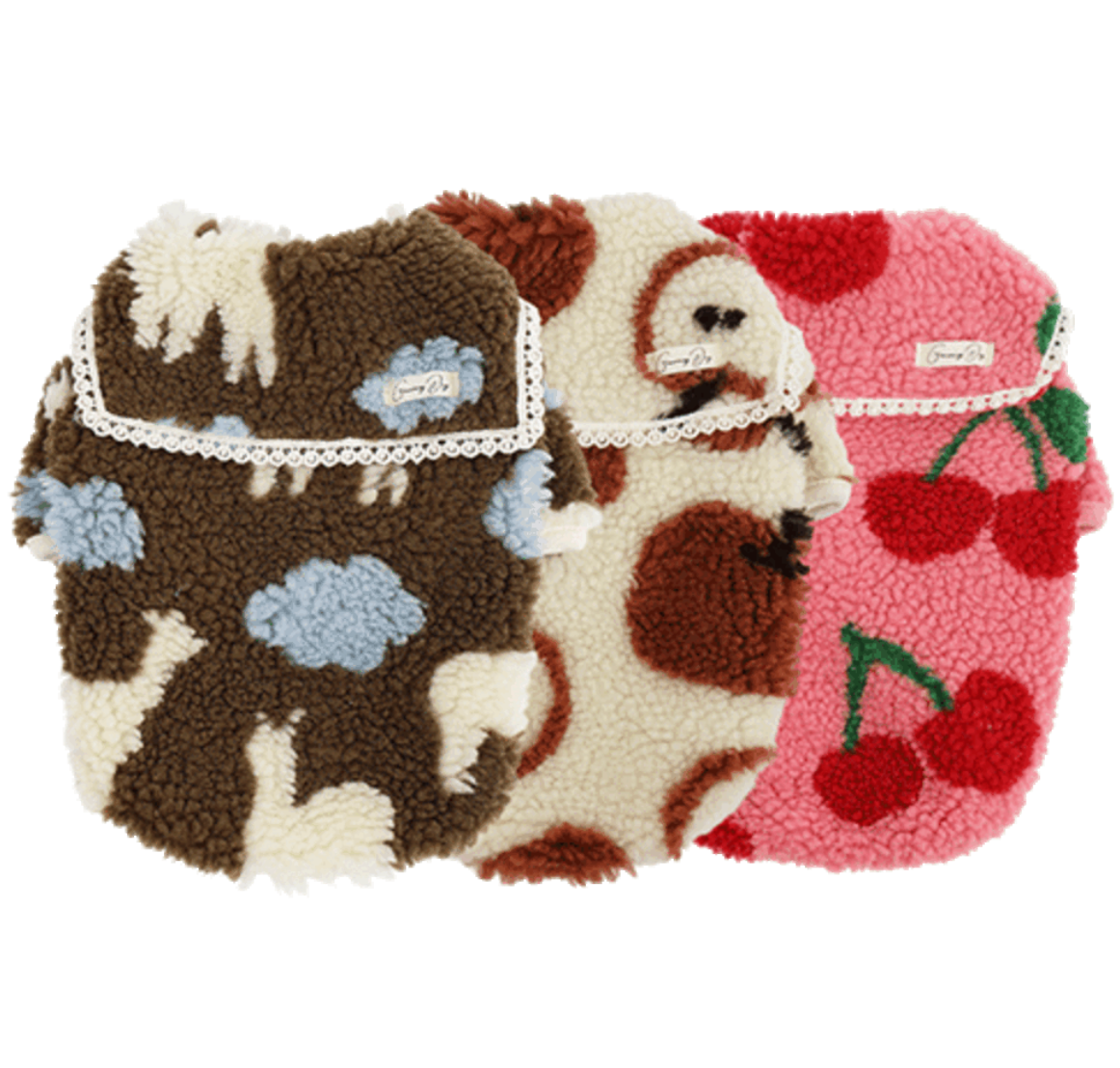 Sera Jacquard Fleece Dog Jacket