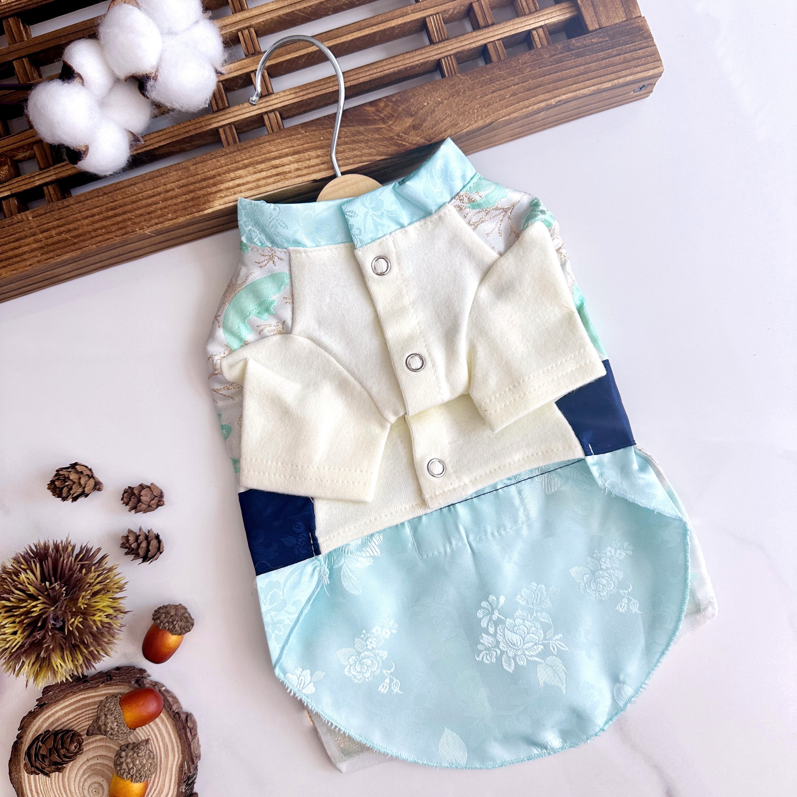 Flower Vest Pet Hanbok