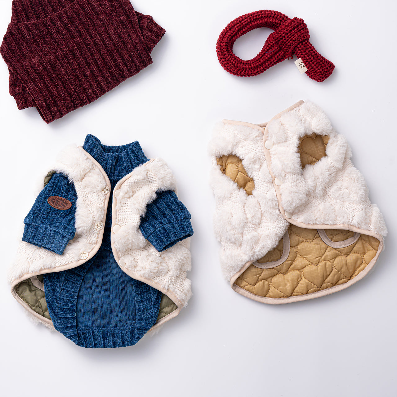 Reversible Heart Quilted Jacket Vest
