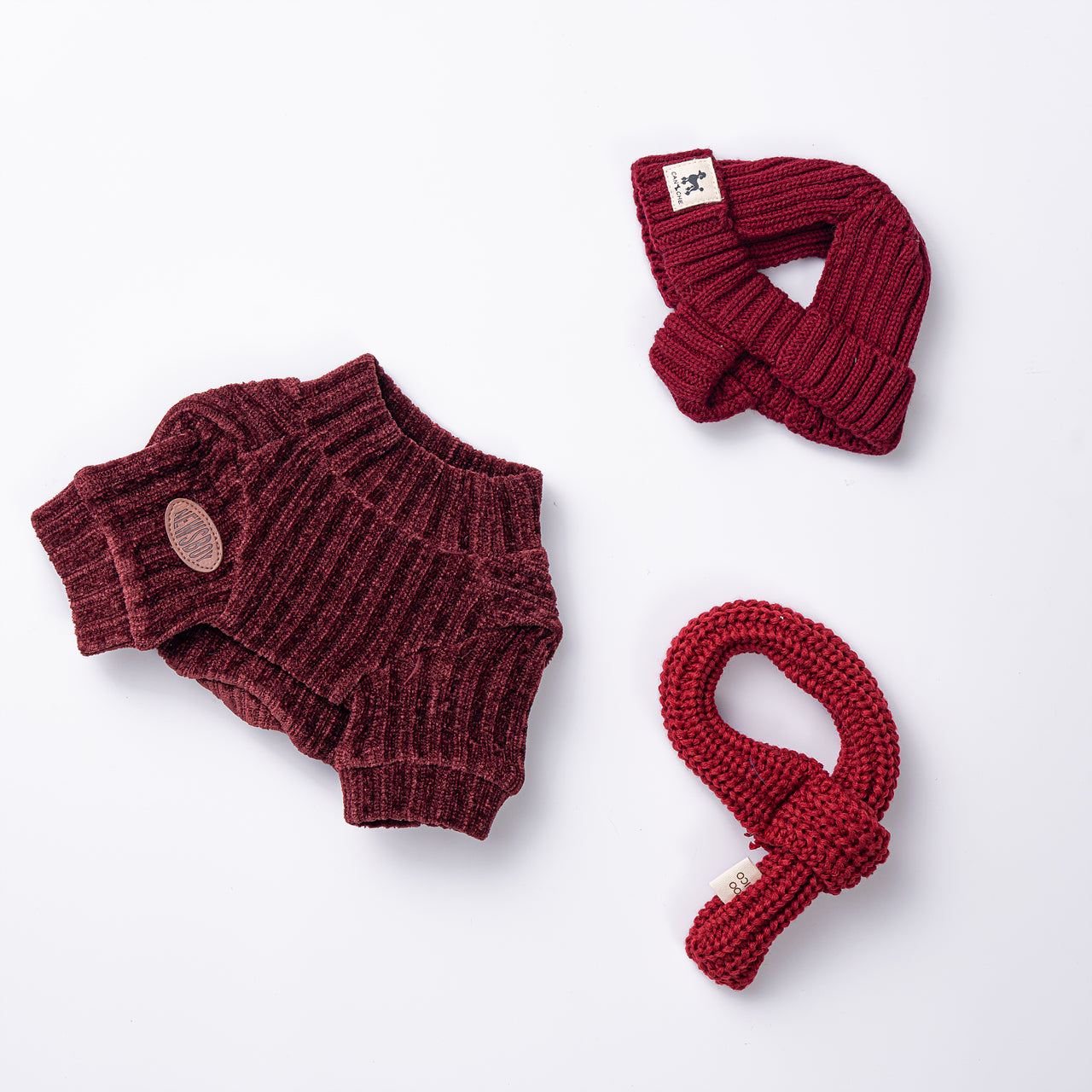 Velvet Ribbed Knit Sweater