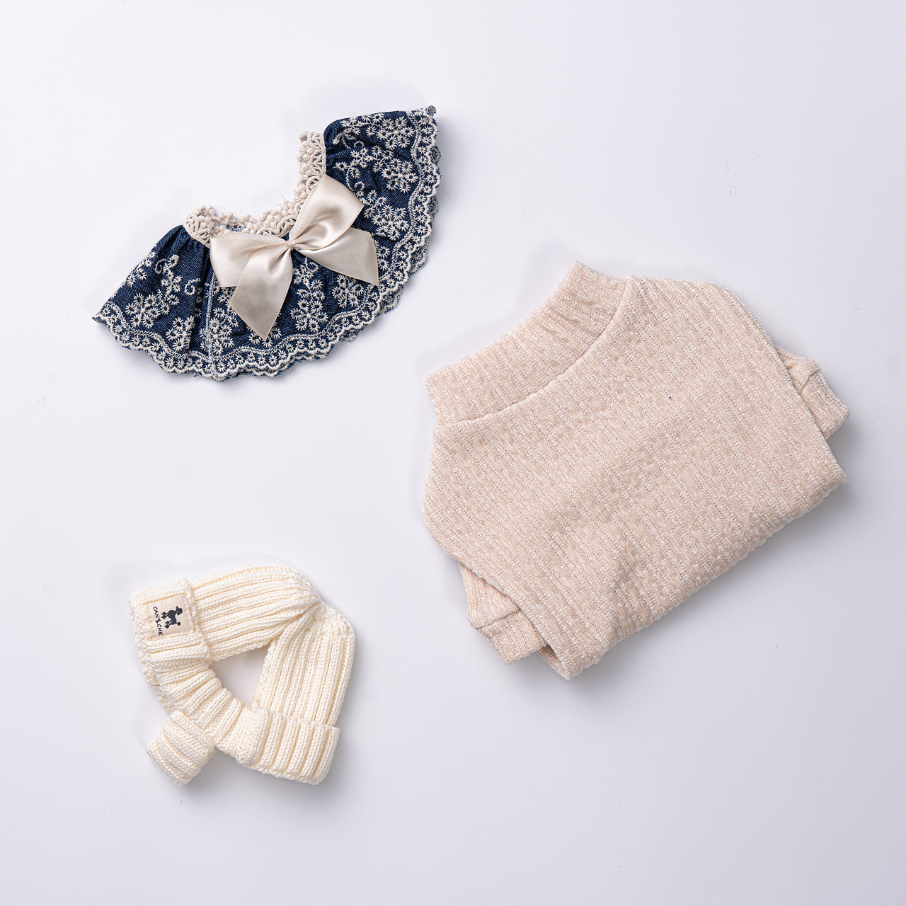Velvet Ribbed Knit Sweater