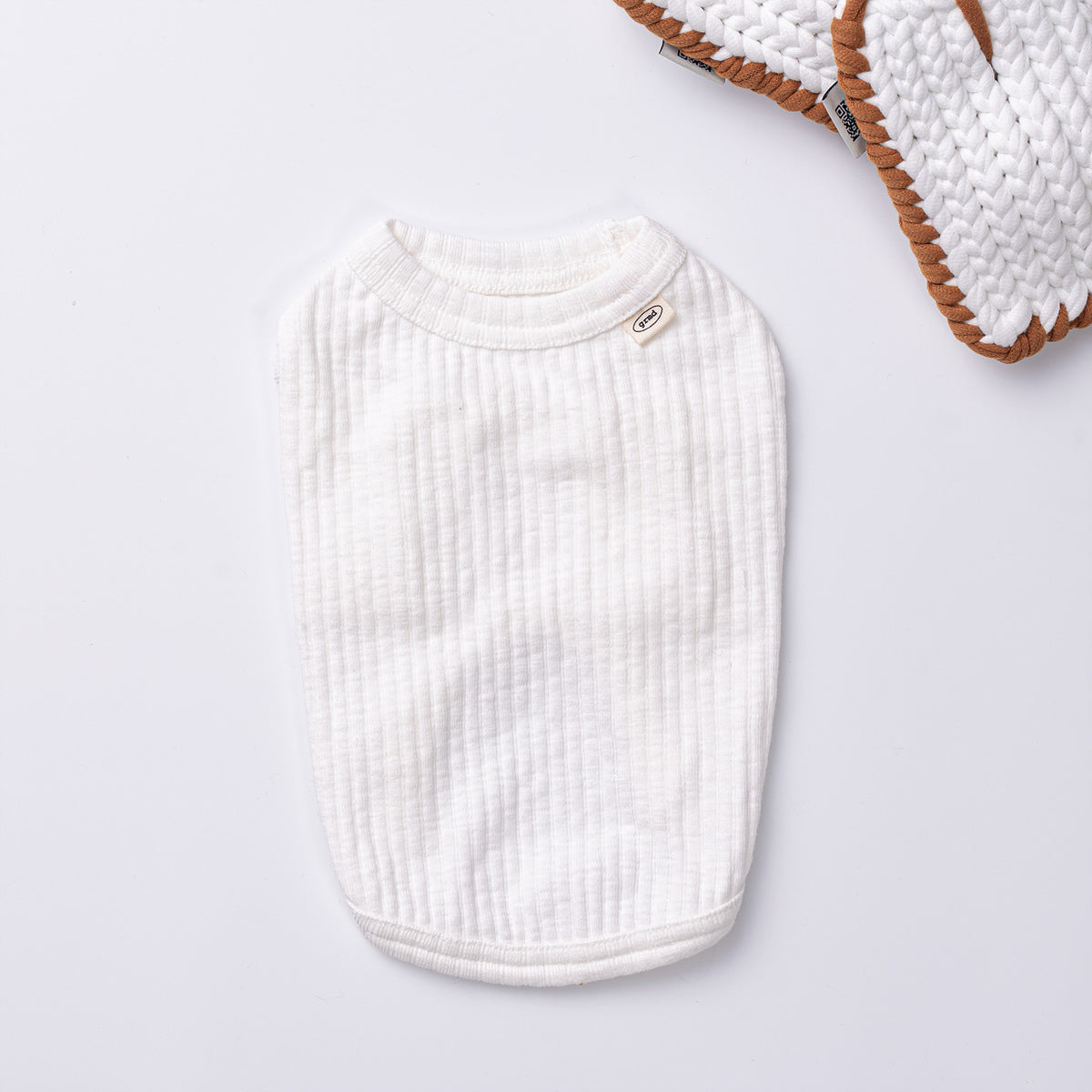 Candy Ribbed Dog Shirt