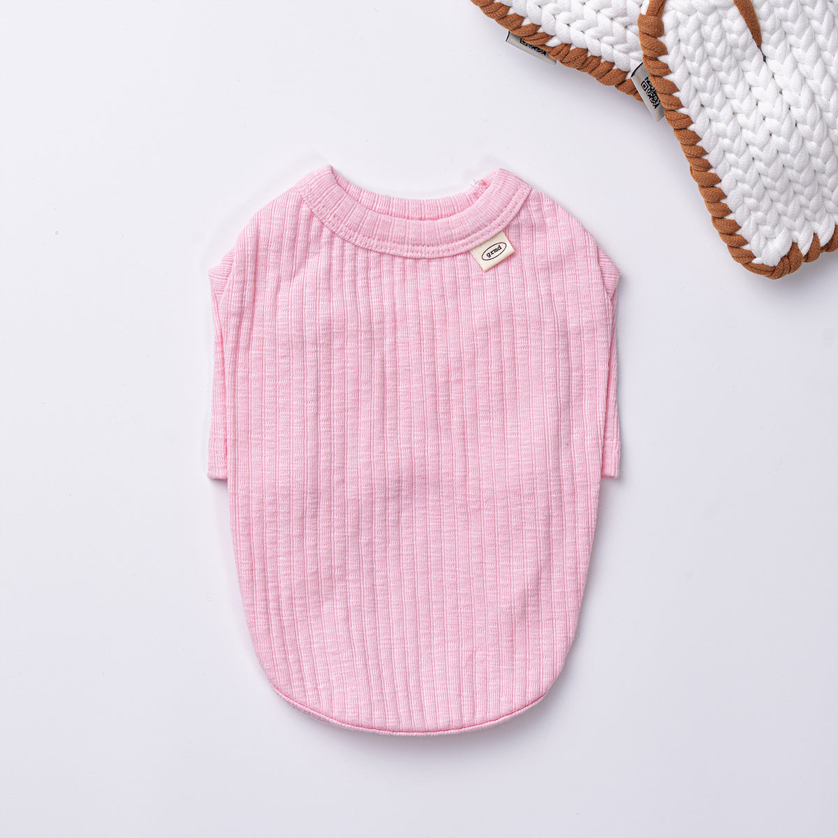 Candy Ribbed Dog Shirt