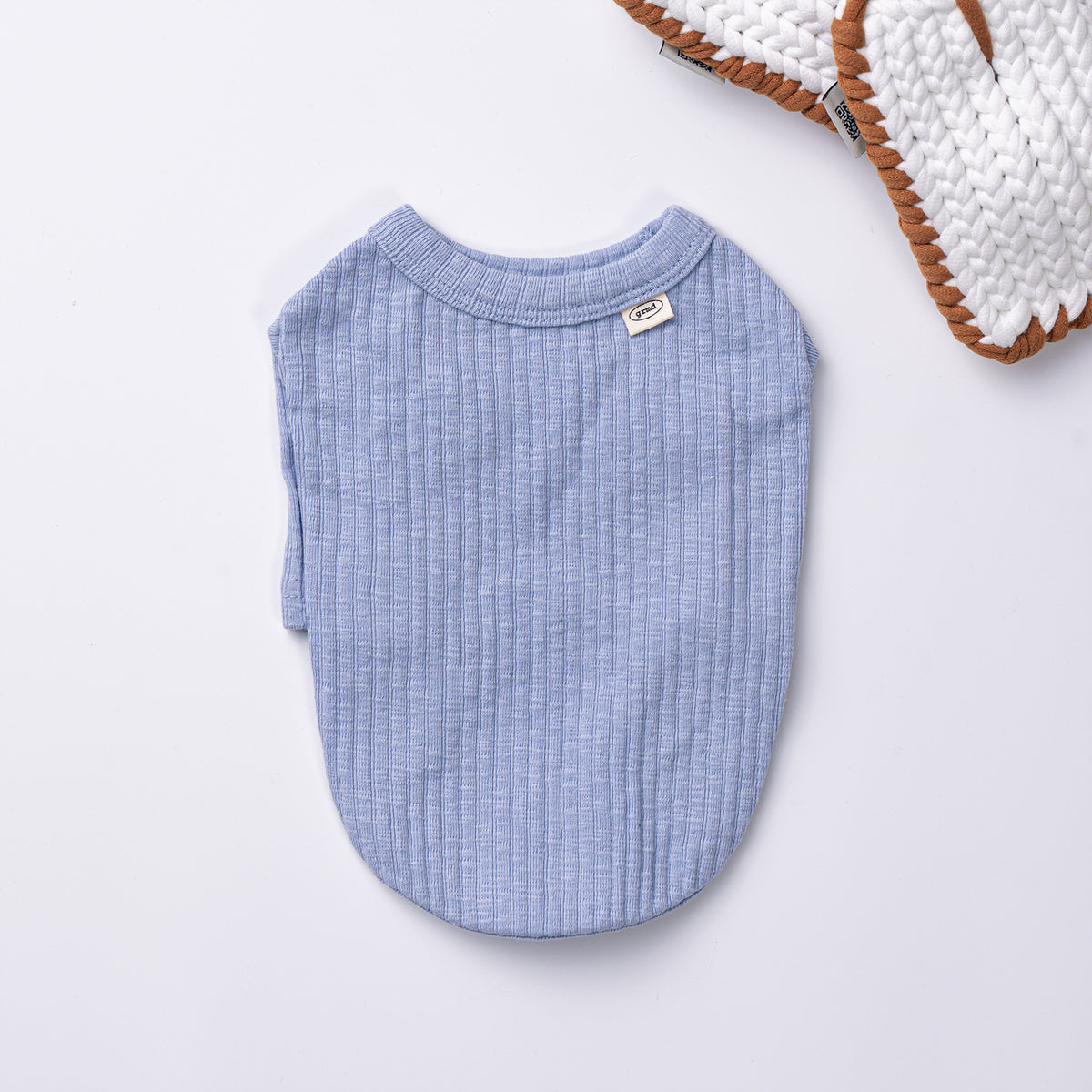 Candy Ribbed Dog Shirt