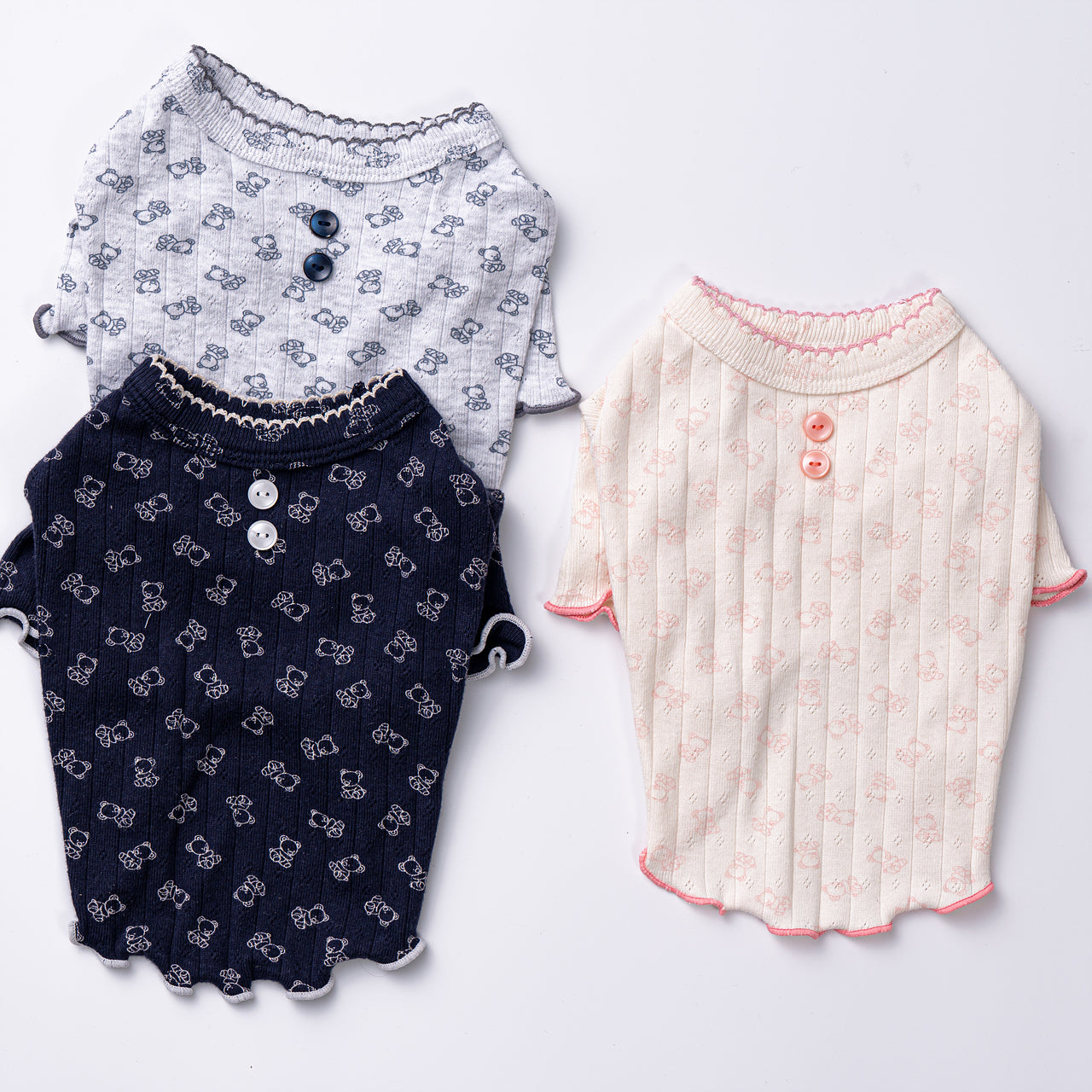 Bear Button Tee