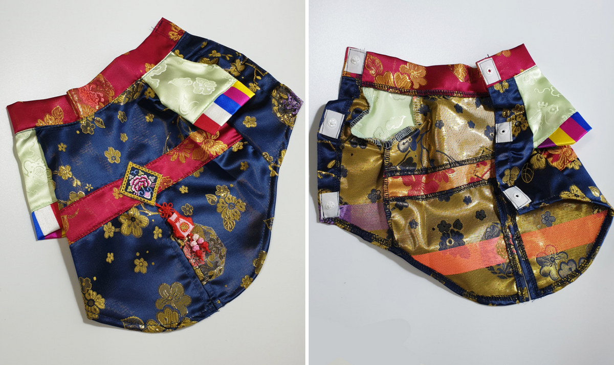 Gold Embroidery Pet Hanbok