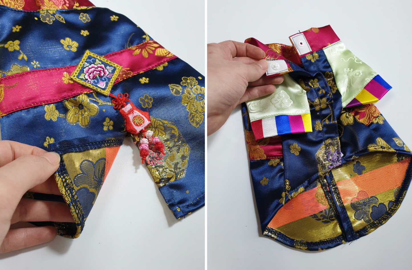 Gold Embroidery Hanbok