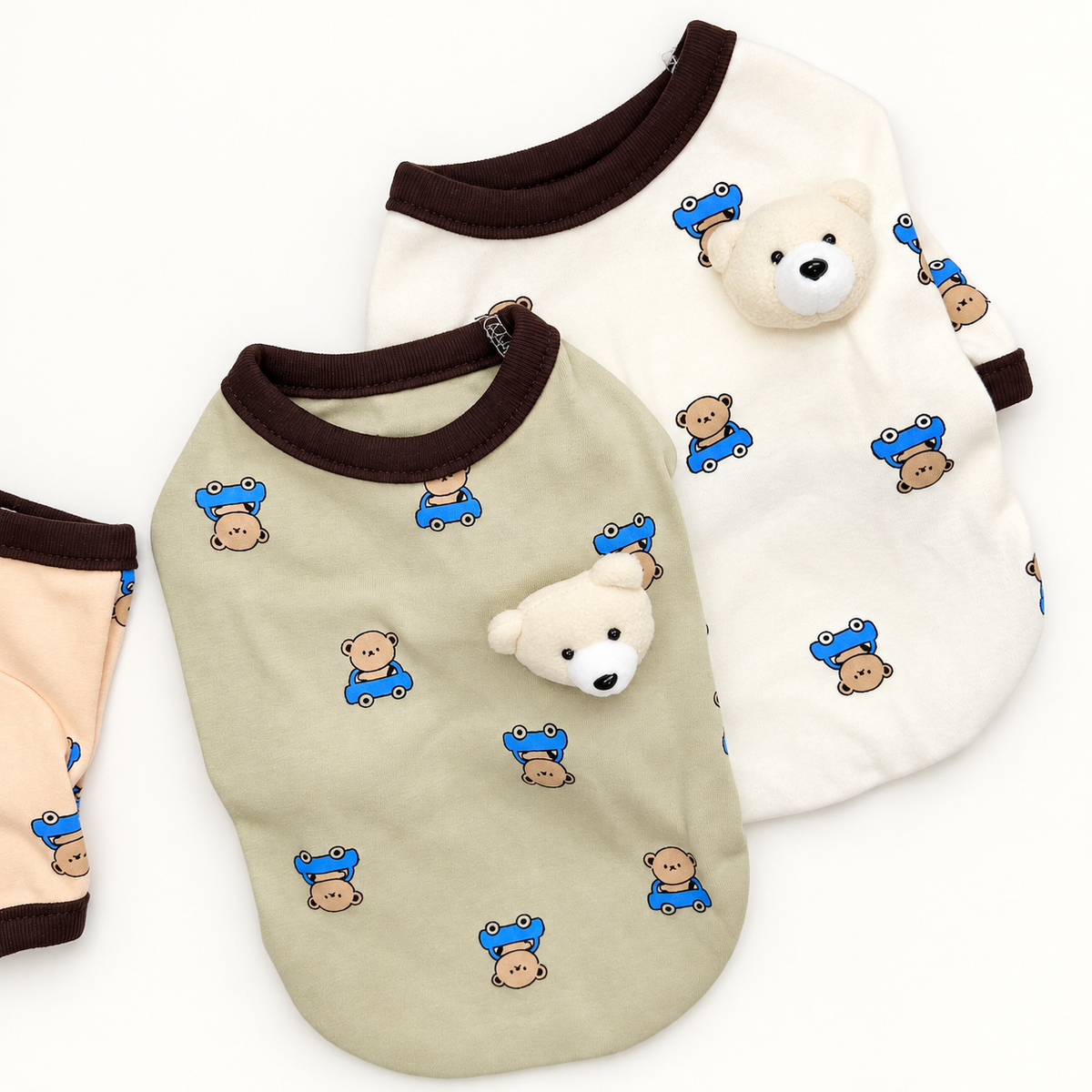Teddy Bear Brooch Dog Shirt