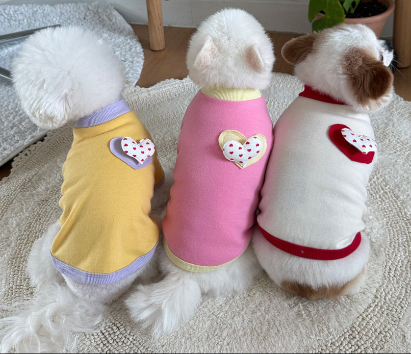 Sweet Heart Patch Sweatshirt