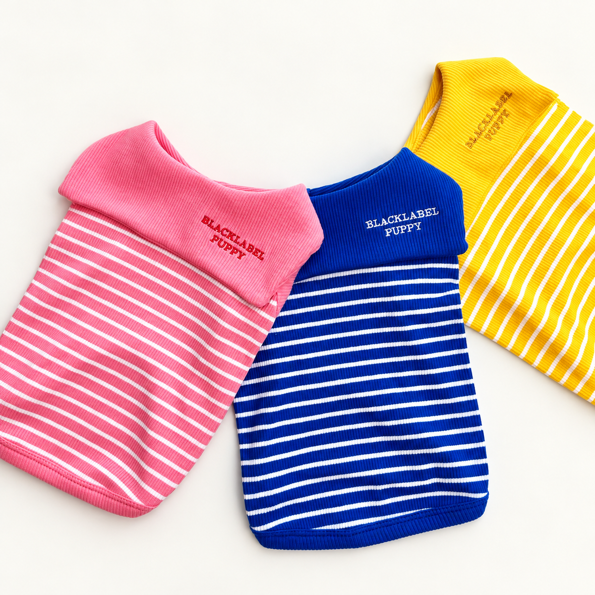 Sailor Collar Stripe Dog Shirt