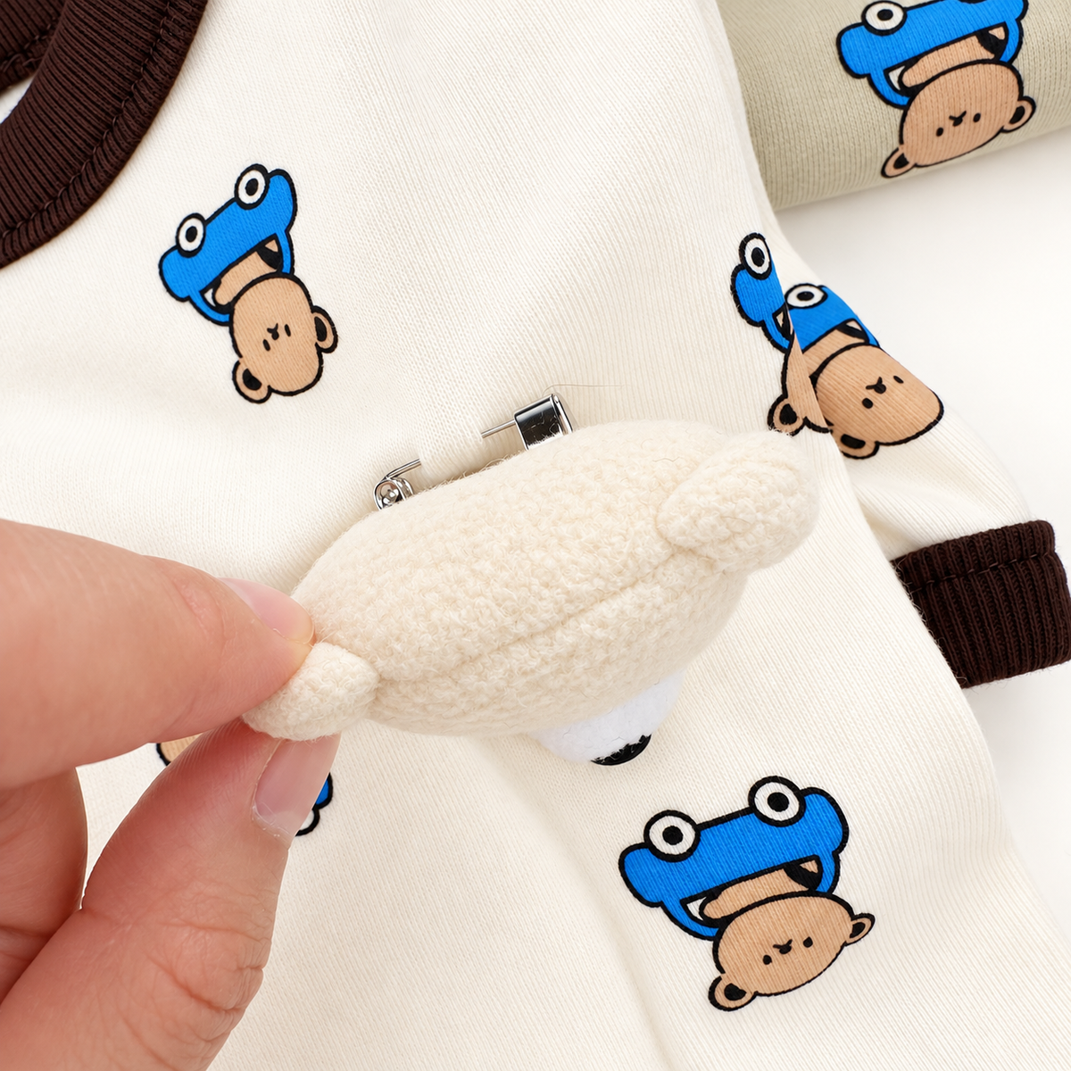 Teddy Bear Brooch Dog Shirt