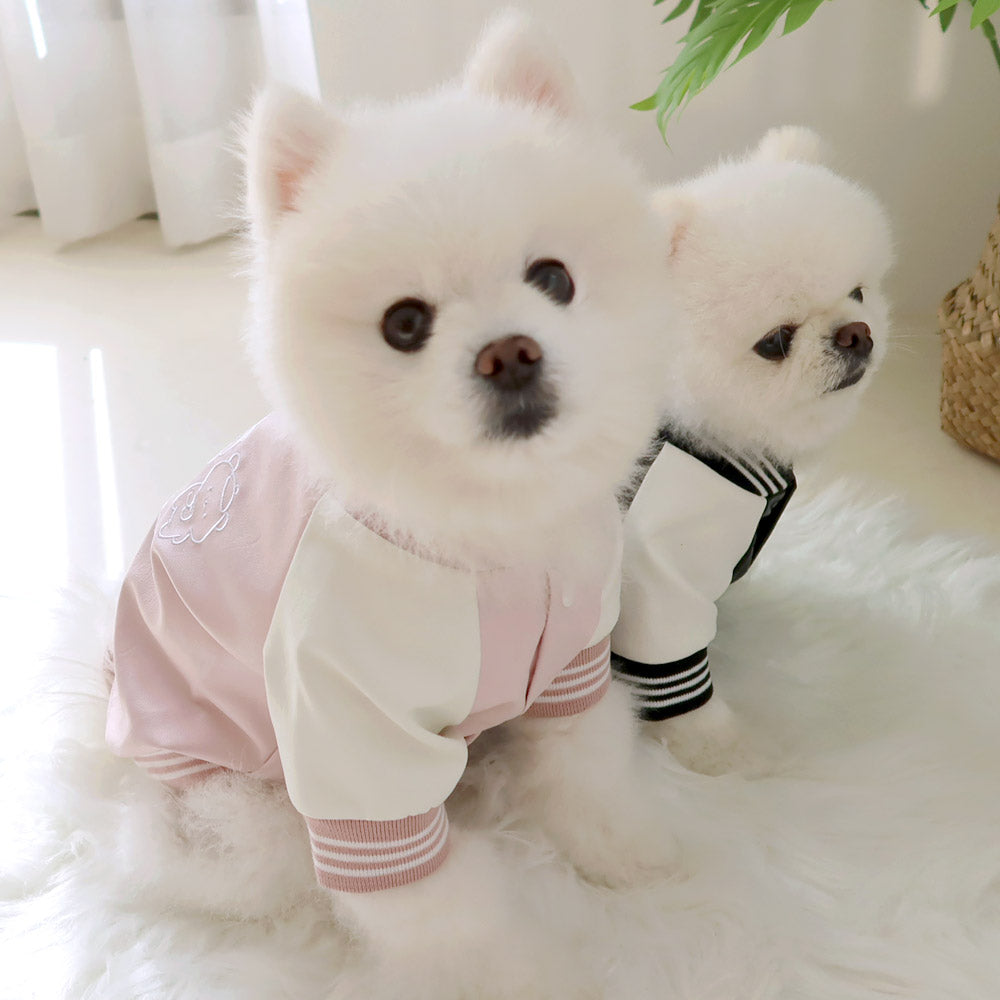 Bear Brothers Leather Dog Jacket