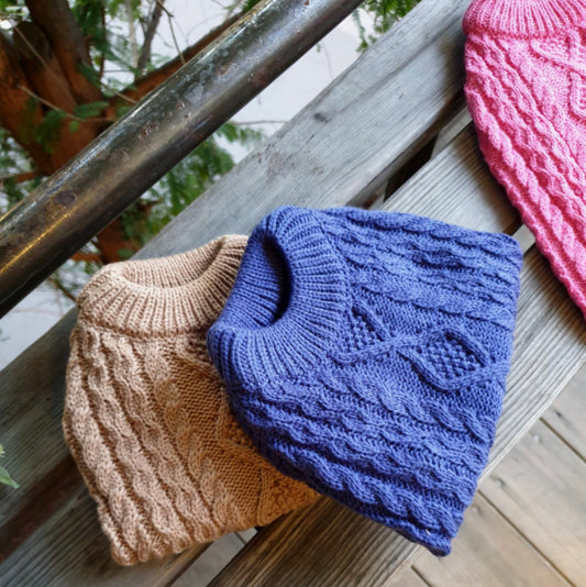 Round Cable Knit Sweaters, S-2XL, Pet Clothing, Dog-Tee, Dog check-shirt, Dog Top, Dog Fashion, Dog Apparel, Pet Clothing - NKpup