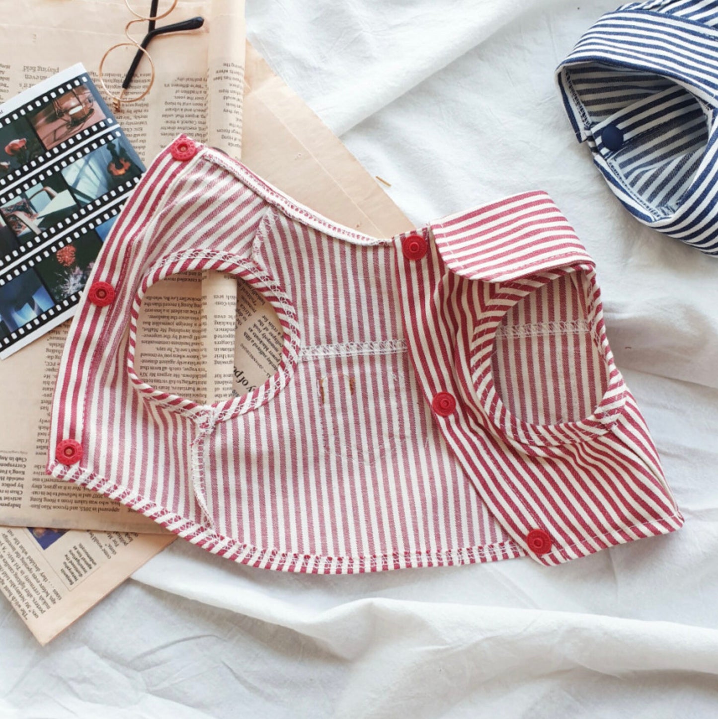 Stripe Harness Shirts, S-XL, Dog-Tee, Dog T-shirt, Dog Top, Dog Clothing, Dog Fashion, Dog Apparel, Harness Cloth - NKpup