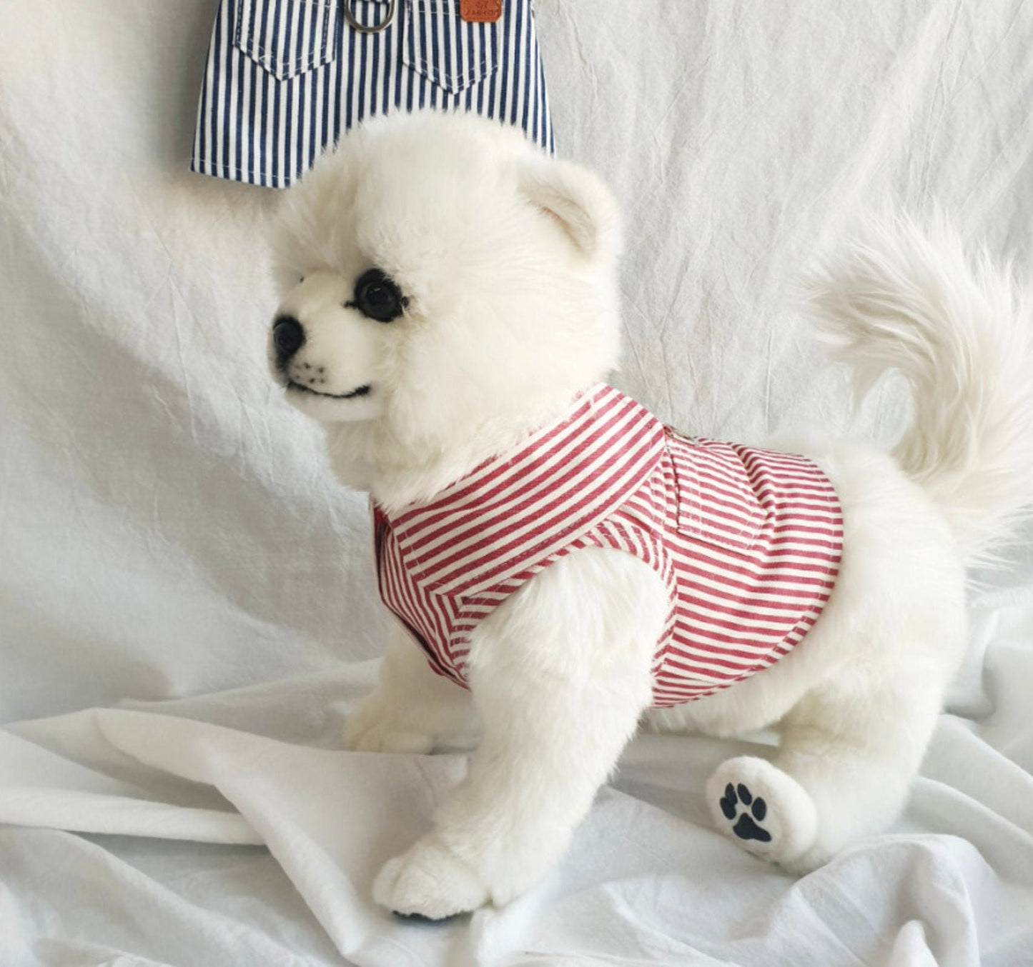 Stripe Harness Shirts, S-XL, Dog-Tee, Dog T-shirt, Dog Top, Dog Clothing, Dog Fashion, Dog Apparel, Harness Cloth - NKpup