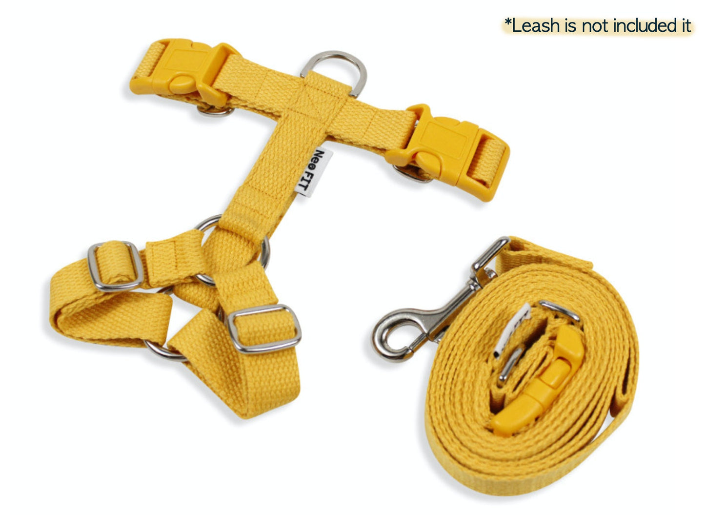Dog Harness, H type Harness, Dog Leash, Adjustable Dog Harness, X-Small, Small, Medium, Large, XLARGE, Neo fits - NKpup