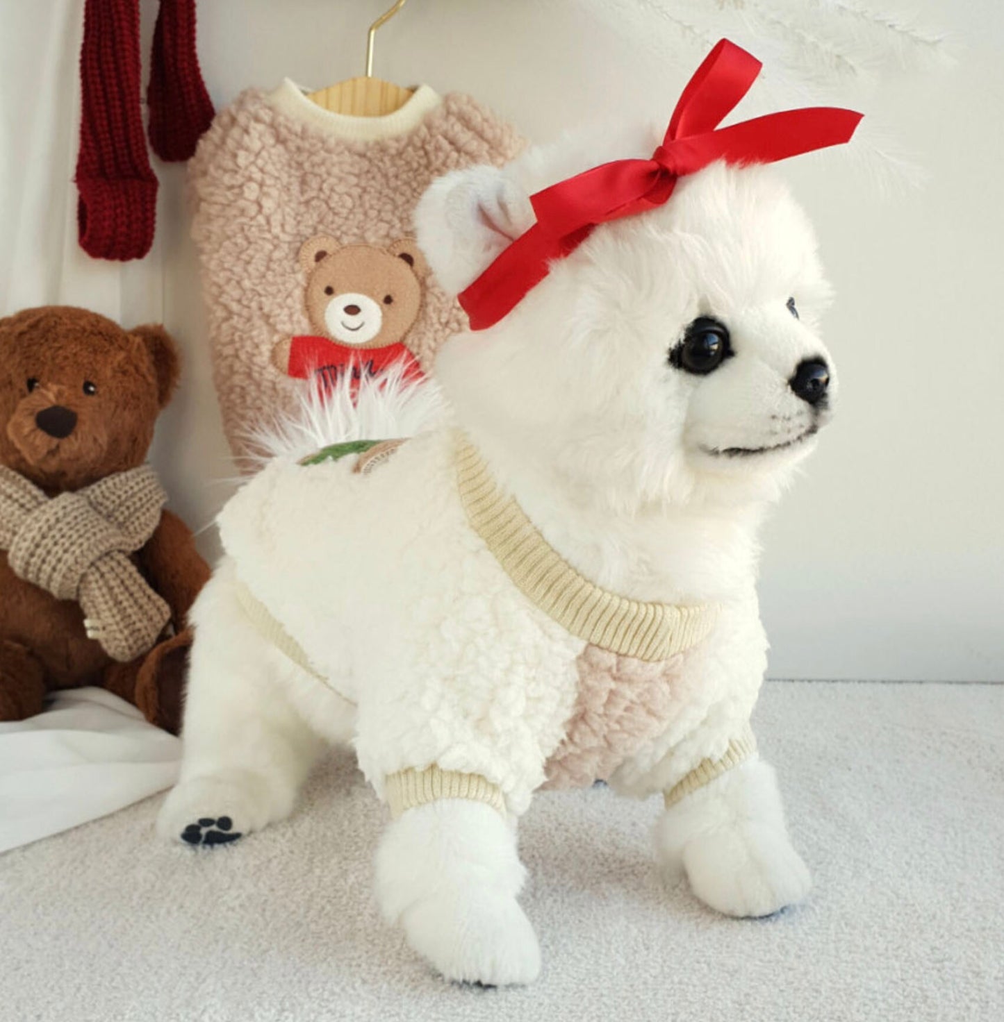 Teddy Bear Sweater, S-2XL, Pet Clothing, Dog-Tee, Dog T-shirts, Dog Top, Dog Clothing, Dog Fashion, Dog Apparel - NKpup