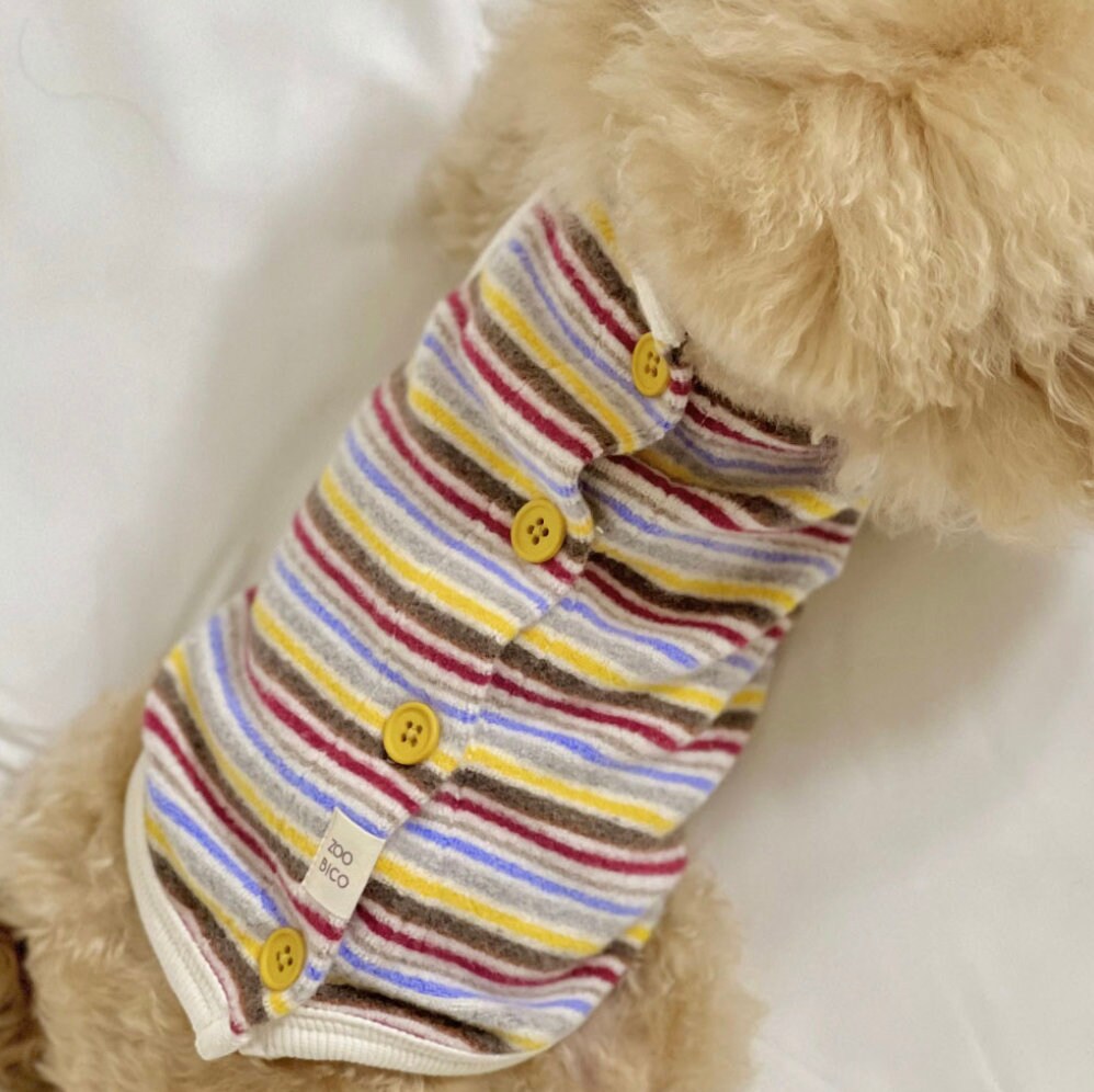 New Lollipop Stripe Vest, XS-2XL, Pet Clothing, Dog-Vest, Dog Jacket, Dog Fashion, Dog Apparel, Pet Clothing - NKpup