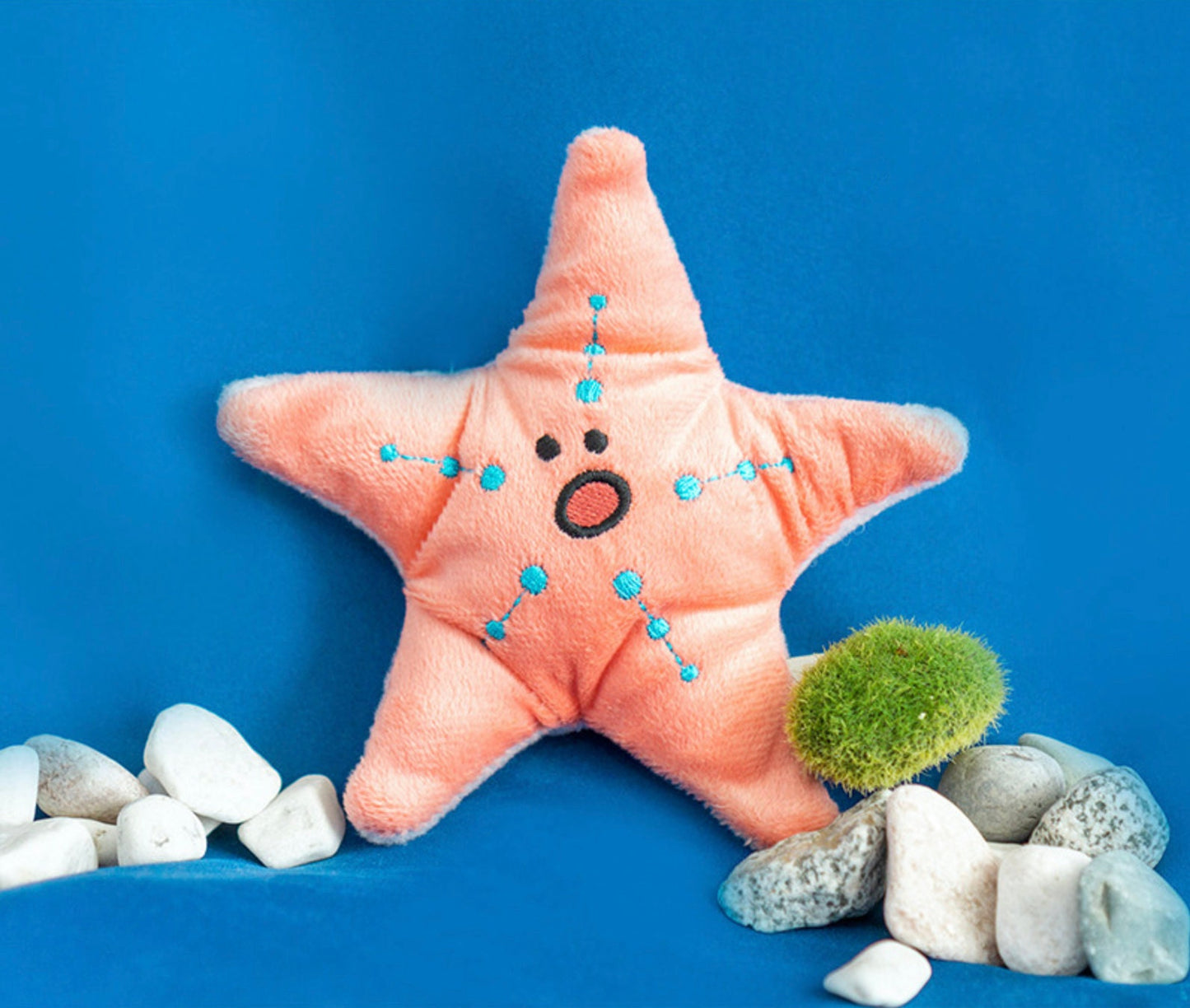 Snuffle Starfish Dog Toy, Dog Nose Work Toy, Feeding Toy, Interactive Toy with Crinkle Puzzle, Dog Puzzle Toy - NKpup