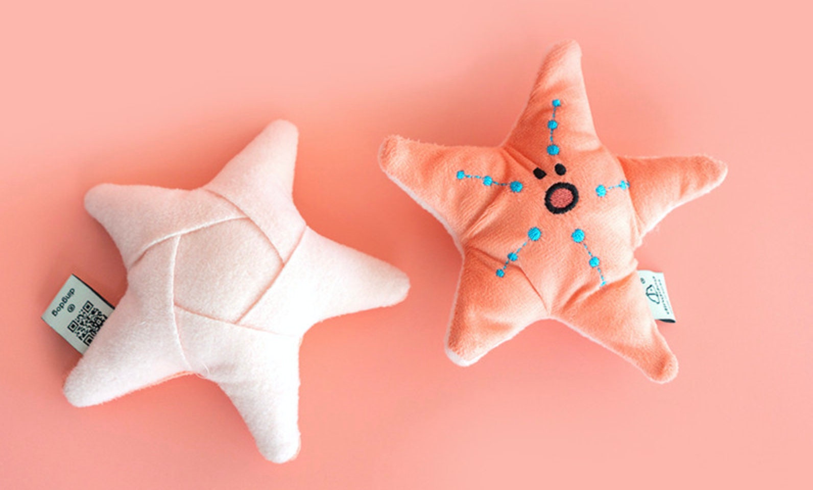 Snuffle Starfish Dog Toy, Dog Nose Work Toy, Feeding Toy, Interactive Toy with Crinkle Puzzle, Dog Puzzle Toy - NKpup