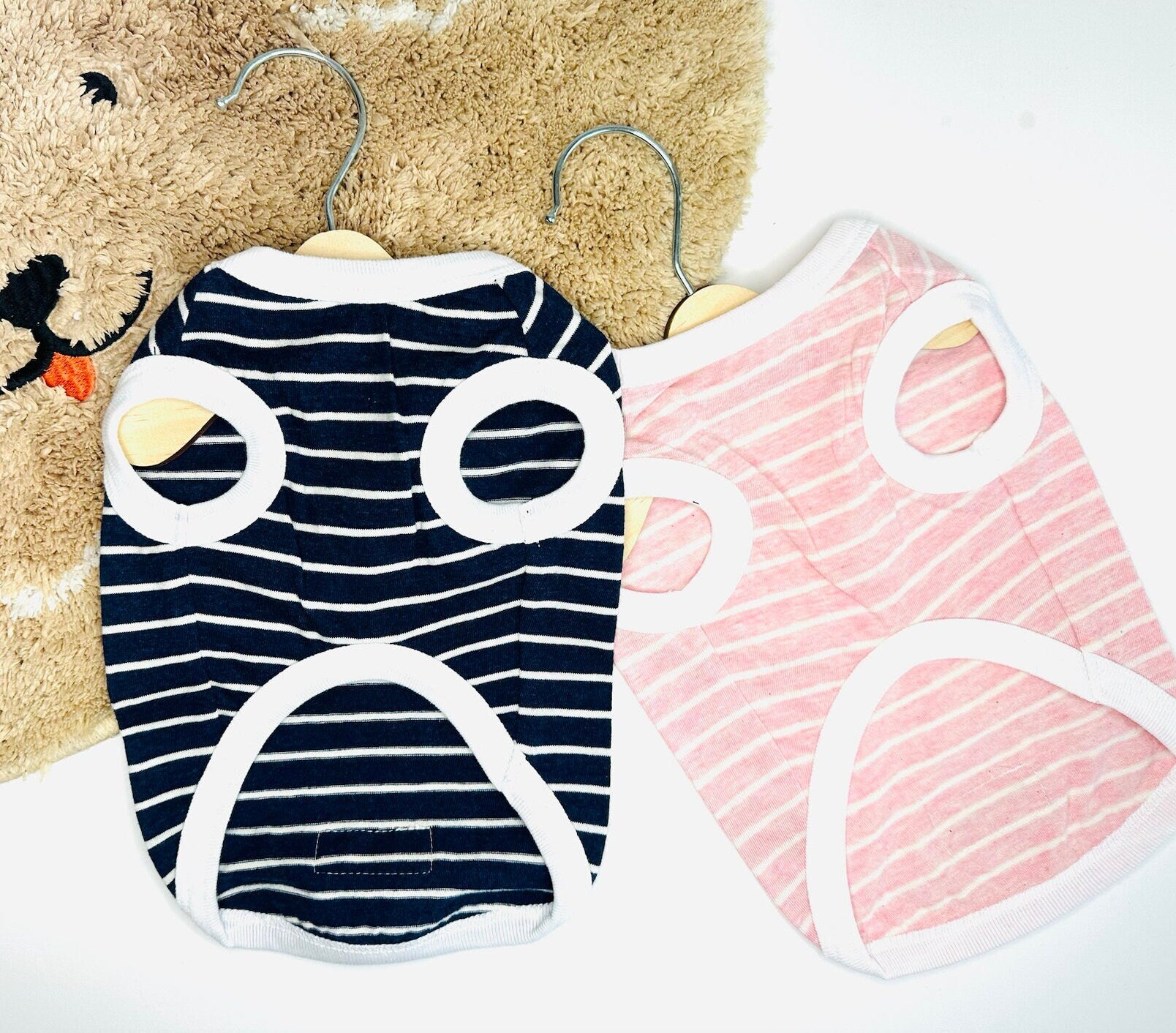 Stripe Sleeveless Shirt, S-2XL, Dog-Tee, Dog T-shirt, Dog Top, Dog Clothing, Dog Fashion, Dog Apparel, Undershirt for Dogs - NKpup