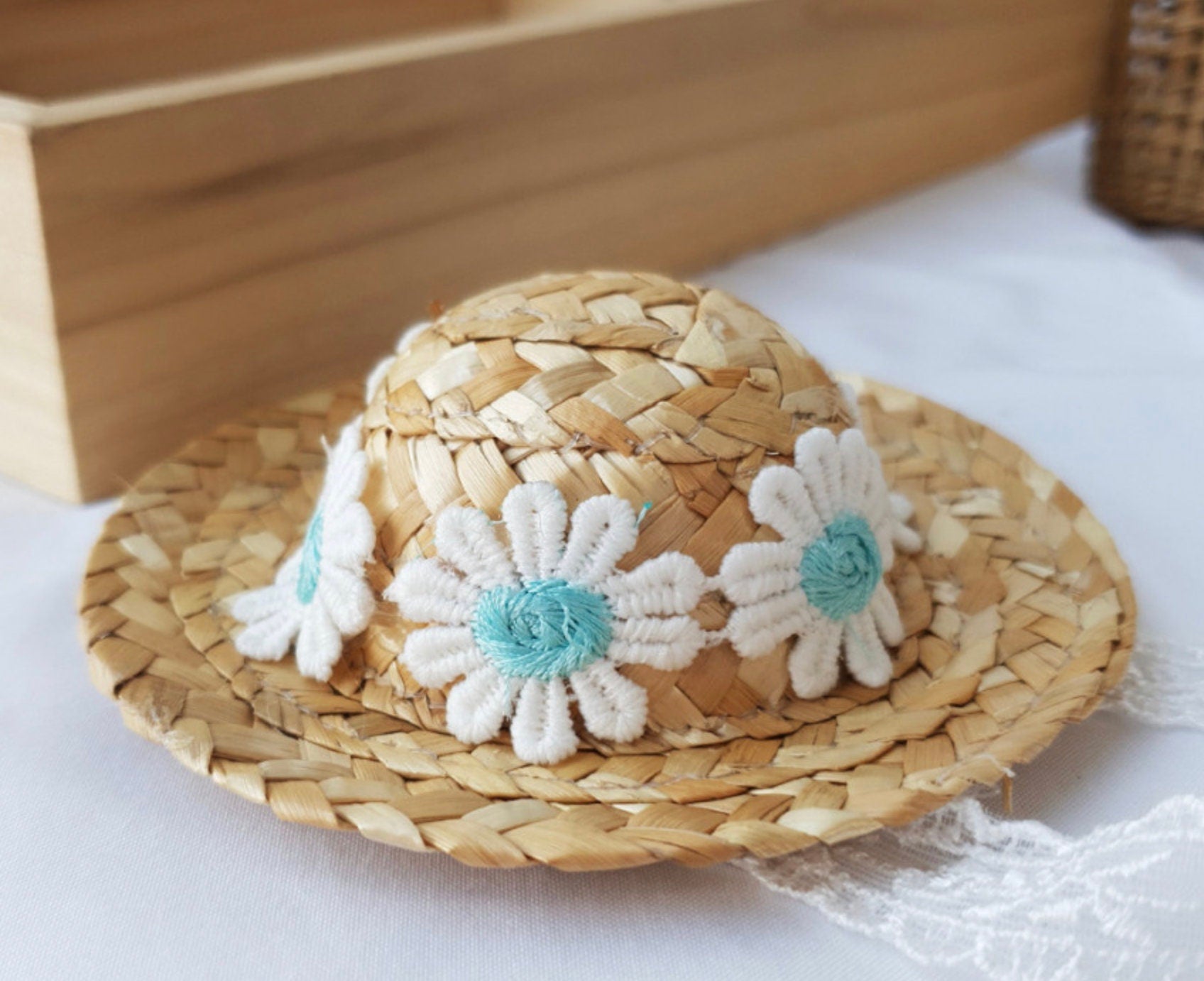 Straw Daisy Hat, S-L, Pet Outdoor Accessories, Hawaii Style, Sombrero, Pet Accessory, Dog Fashion, Dog Apparel, Pet Clothing - NKpup