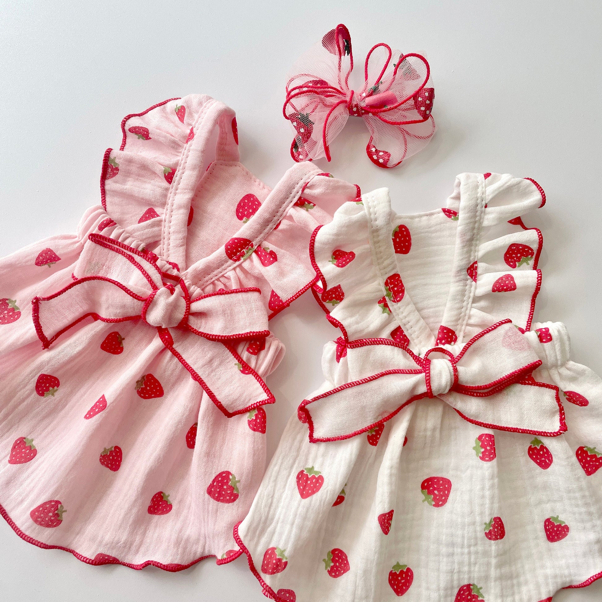 Cotton Strawberry Dress for Dog | Dog Clothes from NKPUP NKpup Cotton Strawberry Dress for Dog | Dog Clothes from NKPUP NKpup