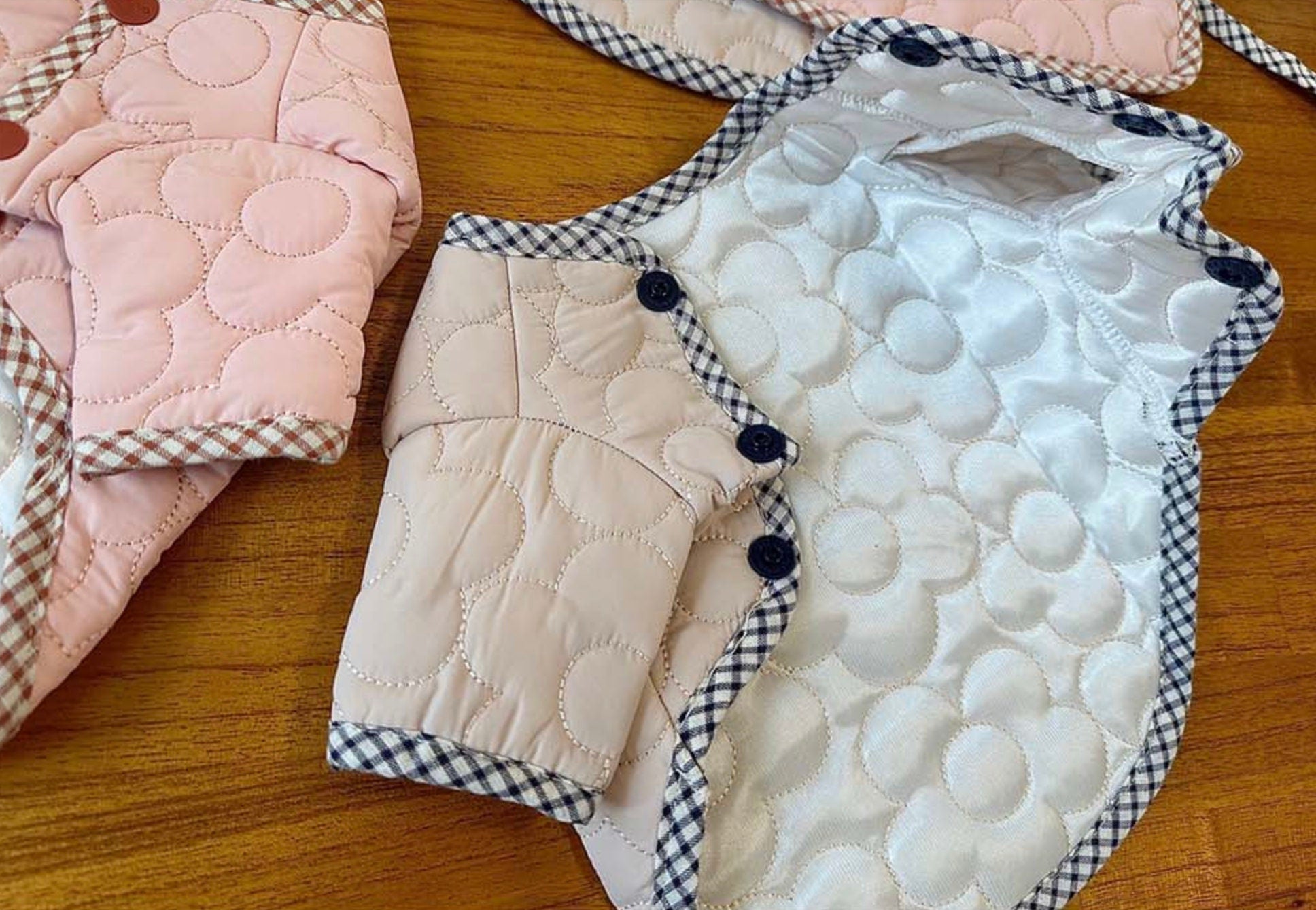 Quilted Jacket w/Cape, XS-2XL, Pet Clothing, Dog-Vest, Dog Jacket, Dog Fashion, Dog Apparel, Pet Clothing