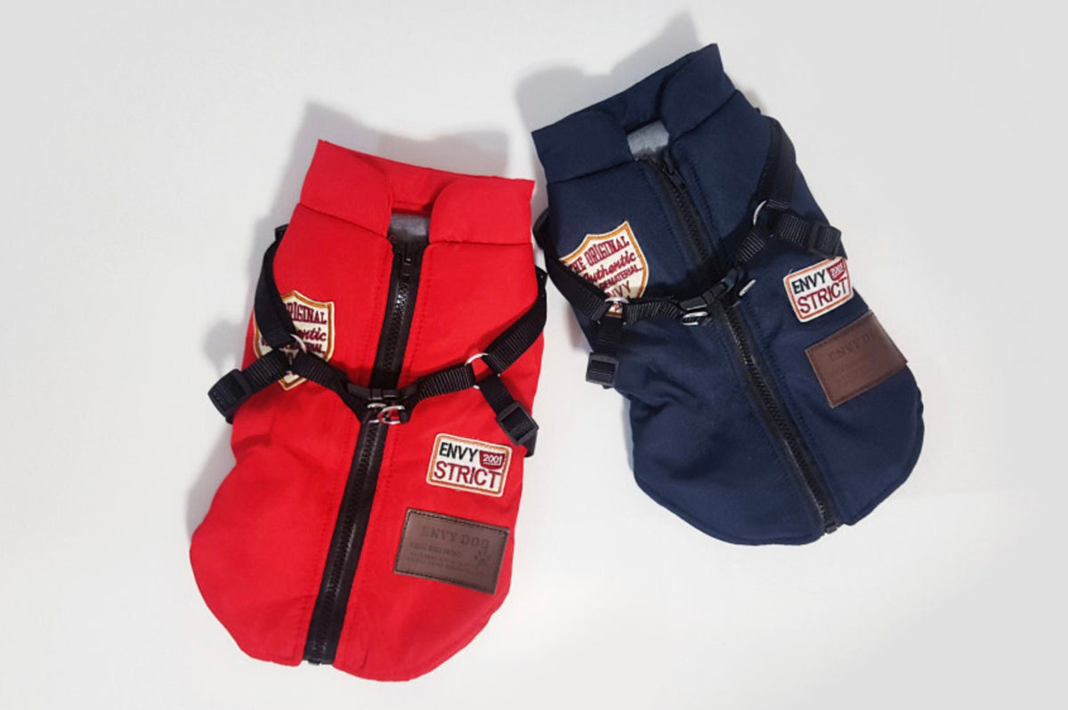 S-3XL, D-Ring Bomber Vest, Winter Jacket, Pet Clothing, Dog Jacket, Dog Fashion, Dog Apparel, Pet Clothing - NKpup