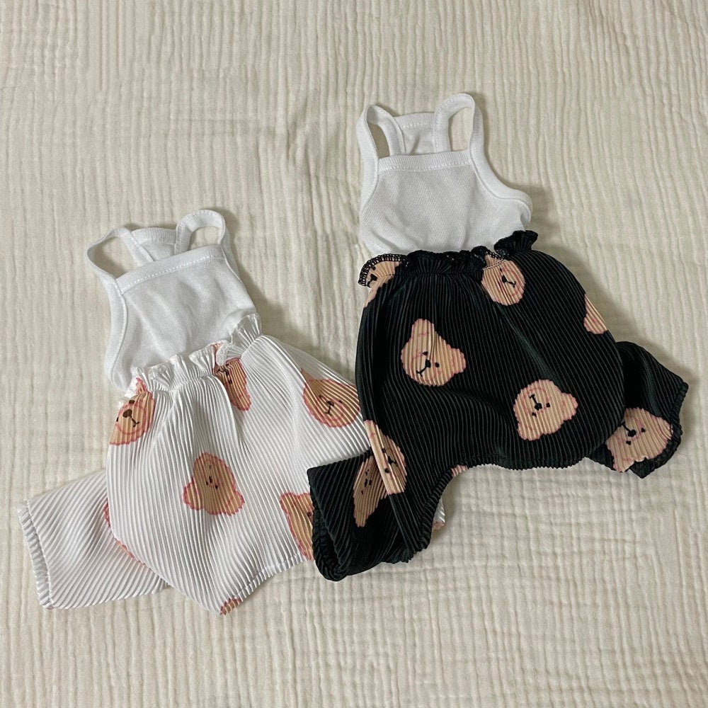 Teddy Bear Overall, S-2XL, Pajama Pet, Dog Jumpsuit, Small Dog Clothes, Dog Romper, Dog Winter Top, Dog Fashion, Dog Apparel, Pet Clothing - NKpup