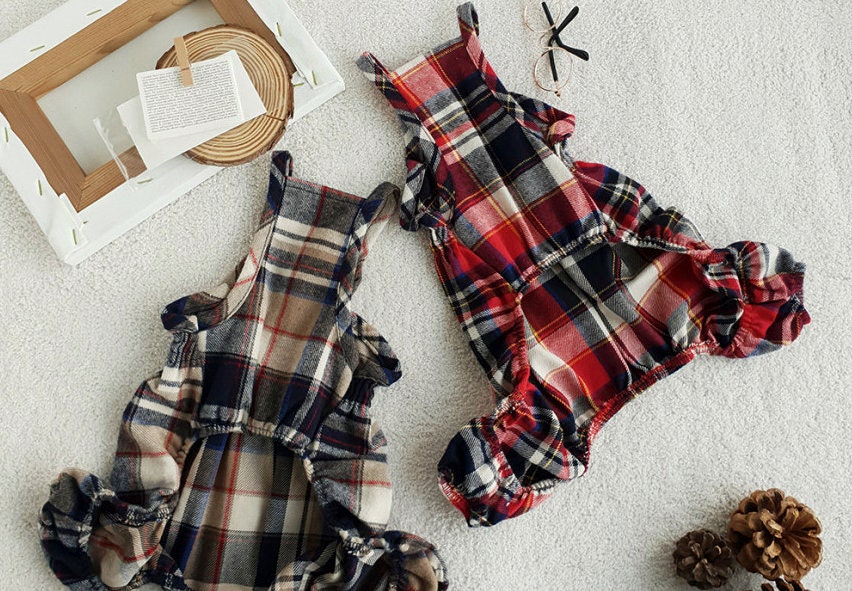 Gingham Overall, S-2XL, Pajama Pet, Dog Jumpsuit, Pet Clothing, Small Dog Jumper, Dog Summer Dress, Dog Fashion, Dog Apparel, Pet Clothing - NKpup