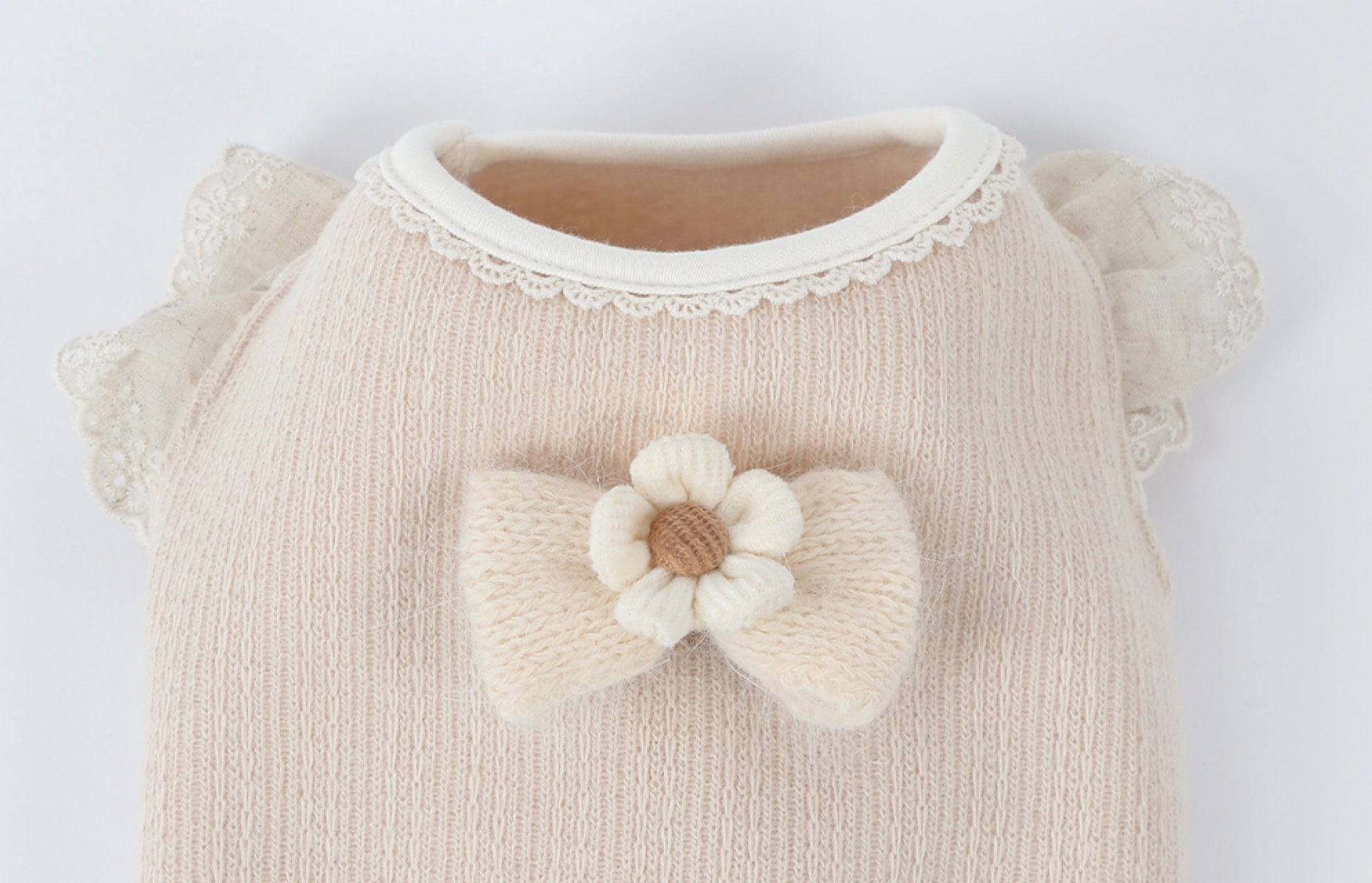 Linen Frilled Crop Top, S-2XL, Dog-Shirts Dog Top, Dog Clothing, Dog Fashion, Dog Apparel - NKpup