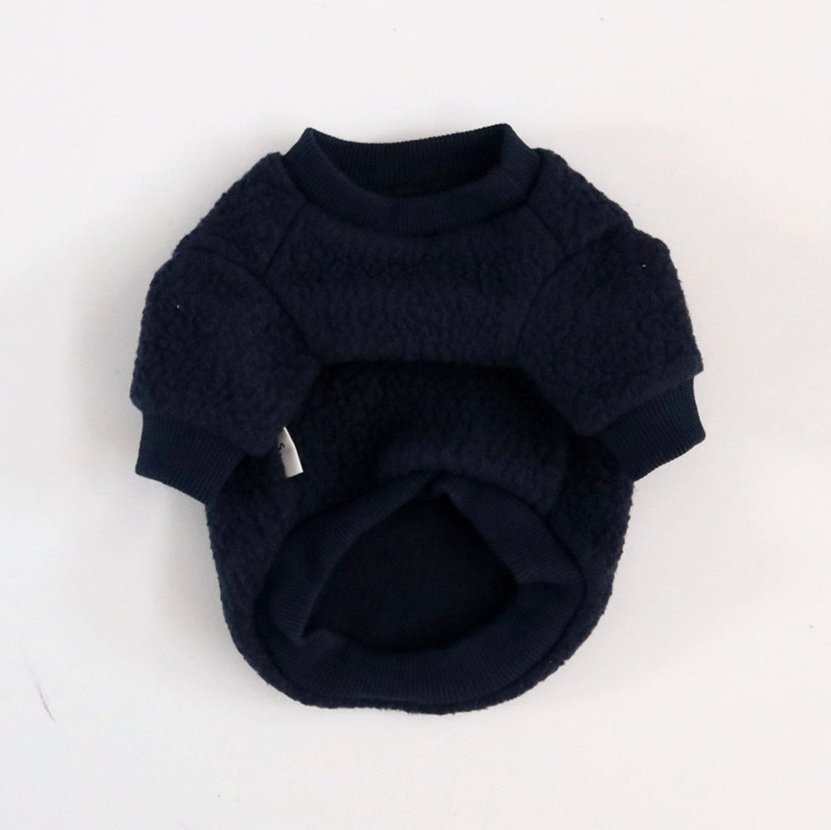 NKpup navy blue Christmas fleece dog sweater