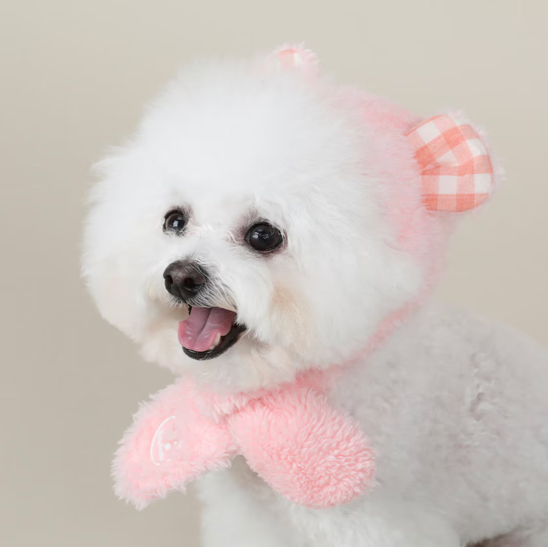 Polar Bear Ear Dog Hat&Muffler