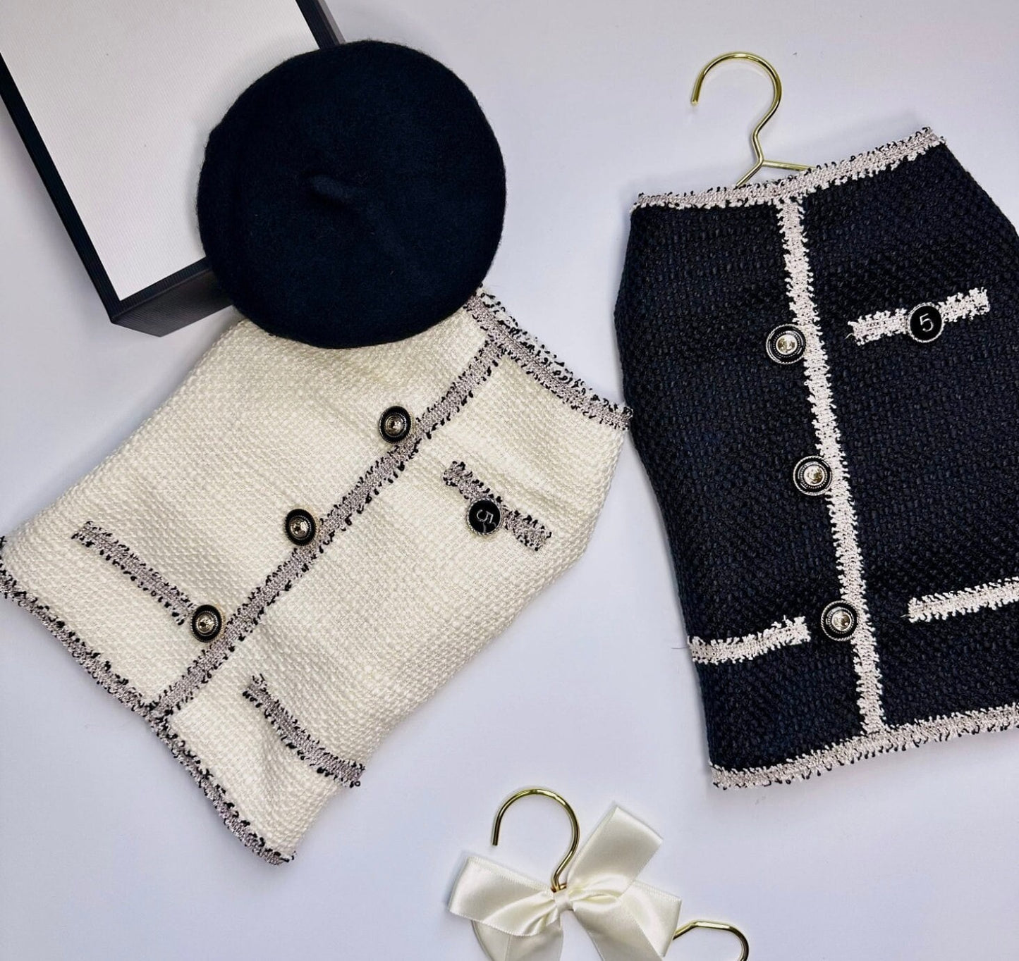 Tweed Fleece Dress, S-XL, Small Dog-dress, Small Dog Wedding, Dog Clothes, Dog Apparel - NKpup