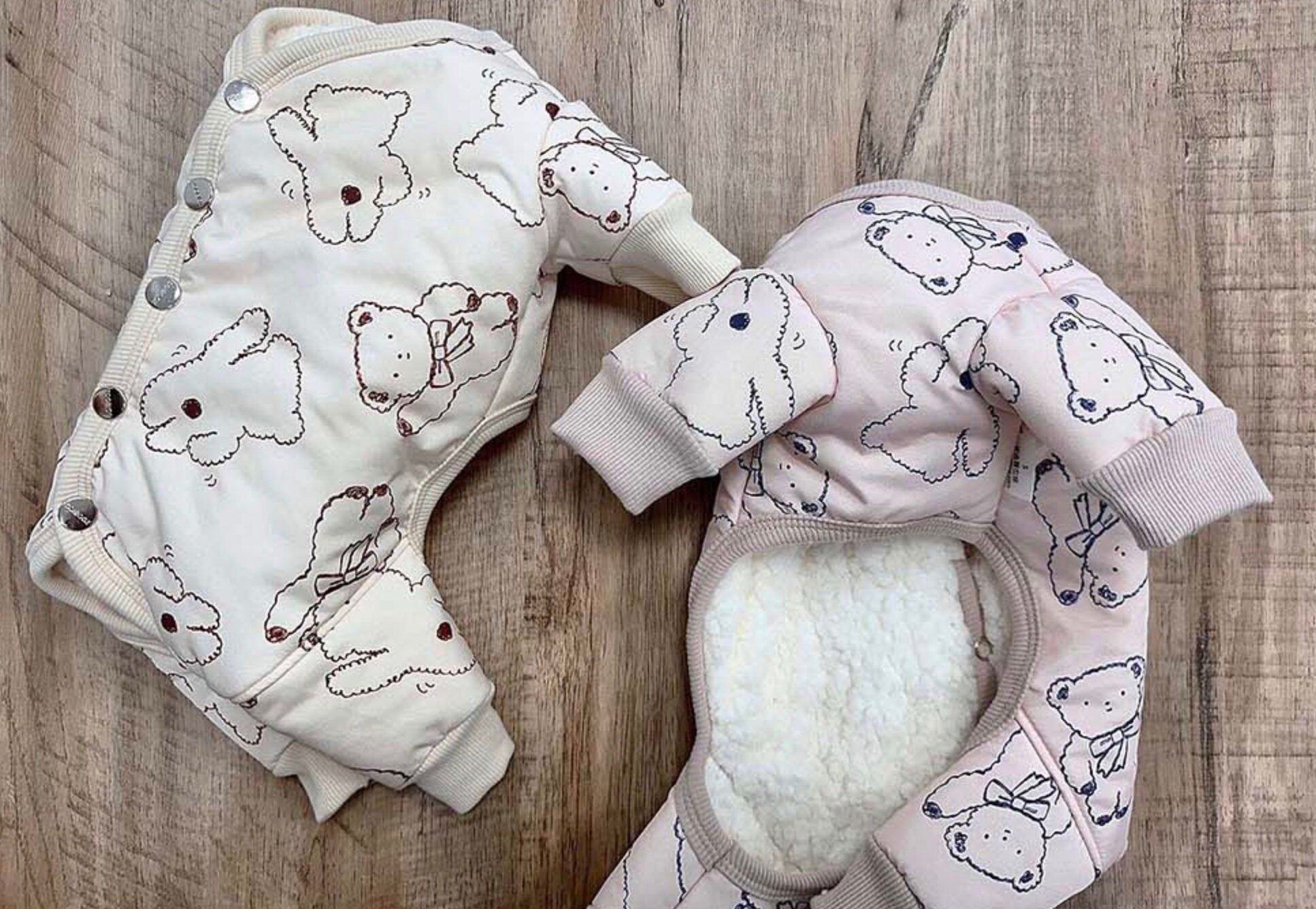 Bear Fleece Overall, S-2XL, Pet Pants, Dog Jumpsuit, Pet Clothing, Dog Coat, Dog Winter Top, Dog Fashion, Dog Apparel, Pet Clothing - NKpup