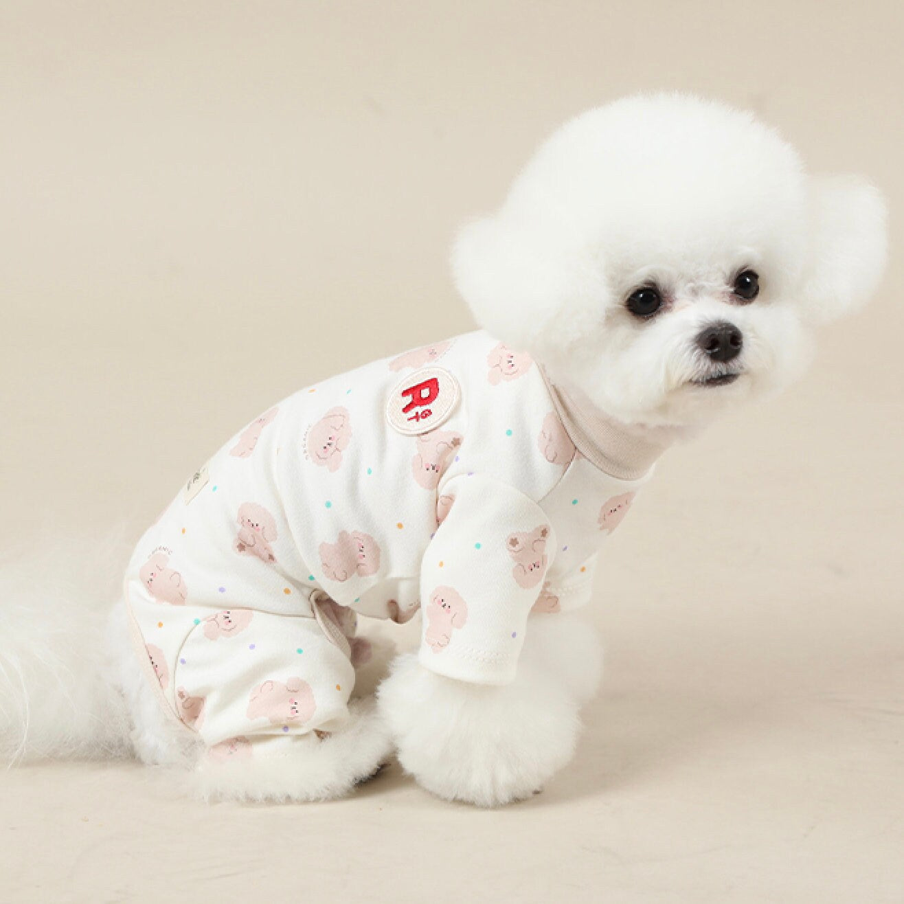 Organic Cotton Overall, S-2XL, GOTS Cotton Clothes for Pet, Dog Jumpsuit, Pet Clothing, Dog Romper