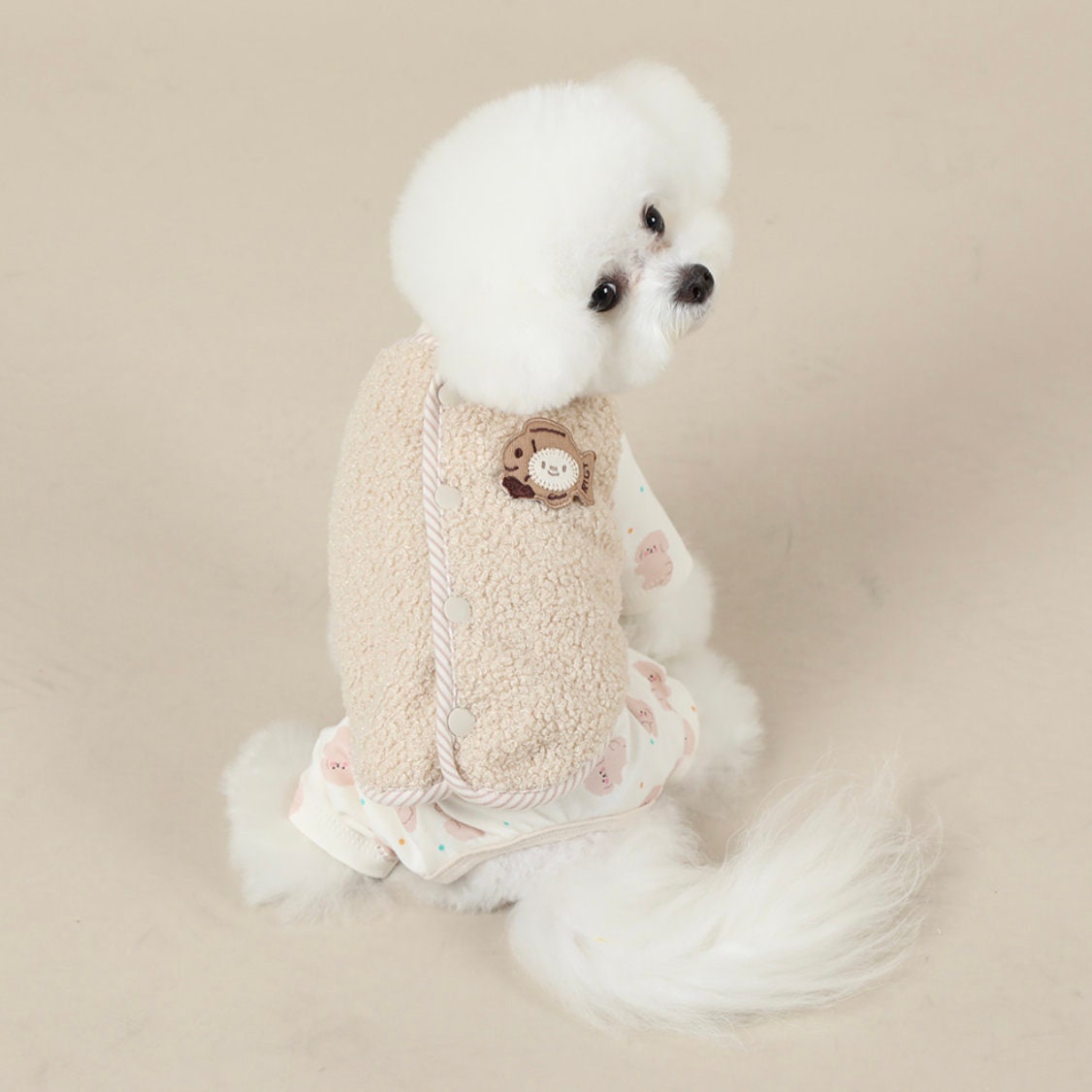 Daisy Fleece Vest, S-2XL, Fleece Vest for Dog, Pet Clothing, Dog Fleece Vest, Dog Jacket, Do, Dog Winter Outfit, Pet Clothing