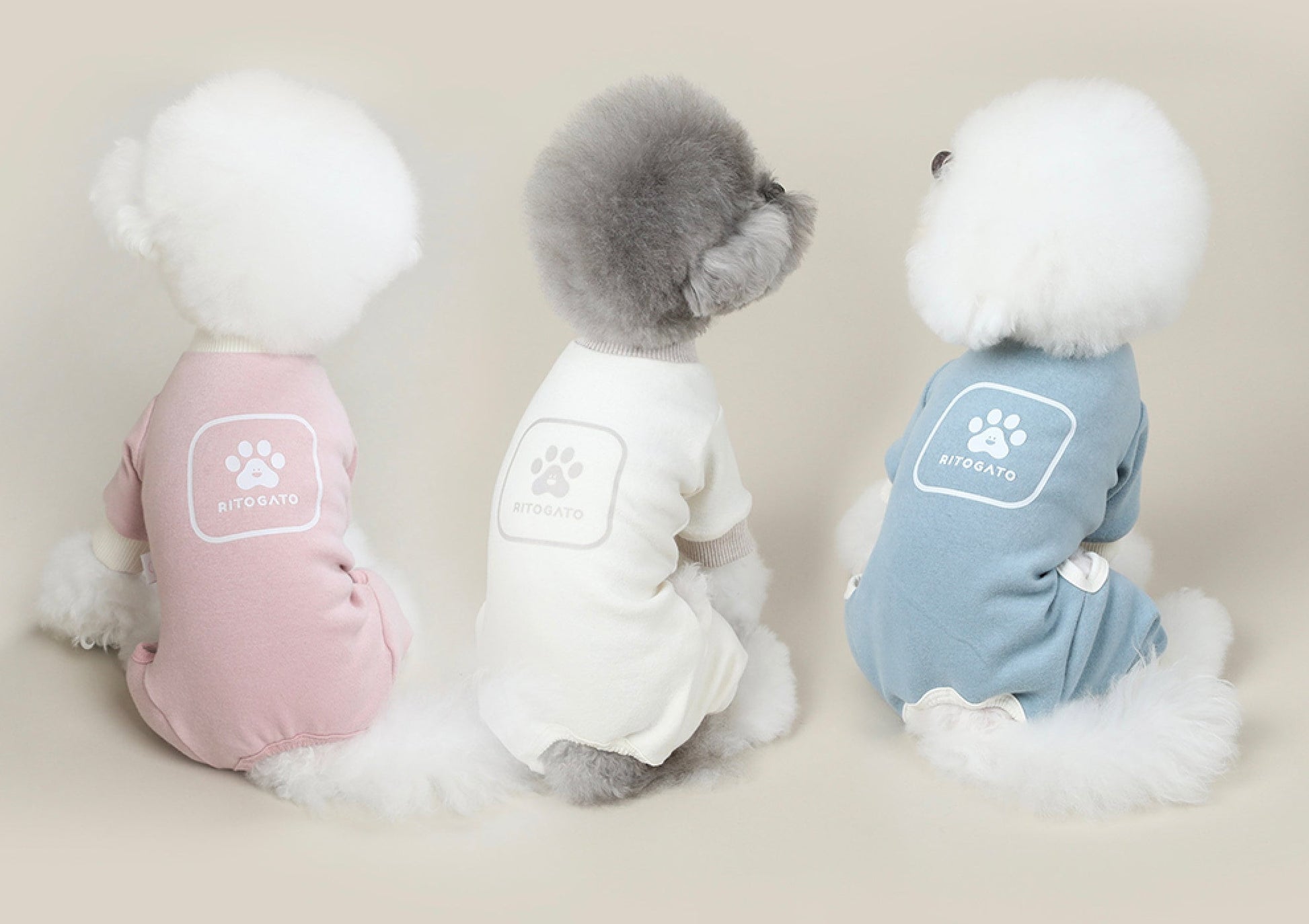 Cotton Paw Overall, S-2XL, Small Dog Cotton Romper, Pet Clothing, Dog Coat, Dog Winter Top, Small Dog Apparel, Pet Clothing - NKpup