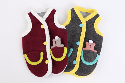 Buddy Vest, S-XL, Pet Clothing, Dog-Tee, Dog T-shirt, Dog Top, Dog Clothing, Dog Fashion, Dog Apparel, Dog Long sleeves